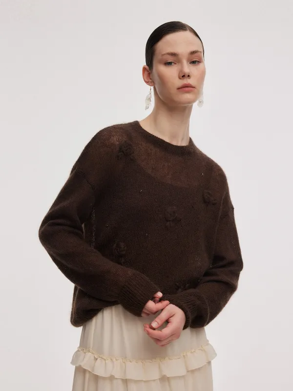 [Preview] Mohair Wool Blend Women Sweater sold by Goelia
