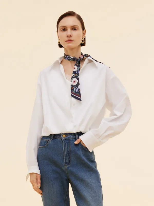 Mock Layered Lace Camisole Patchwork Women Shirt made by Goelia