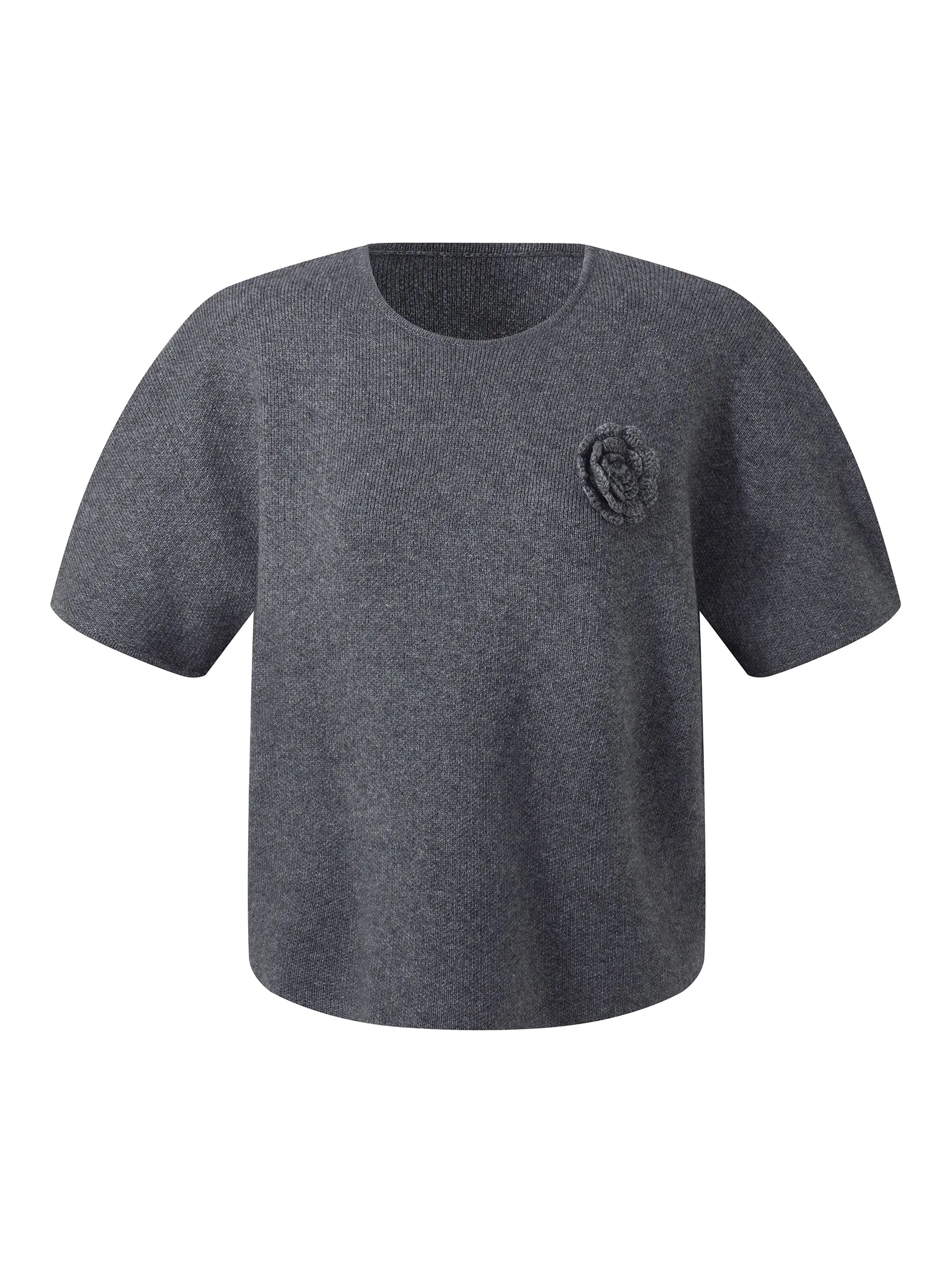 Wool Blend Women Knit Top With Detachable Brooch sold by Goelia product image thumbnail 5