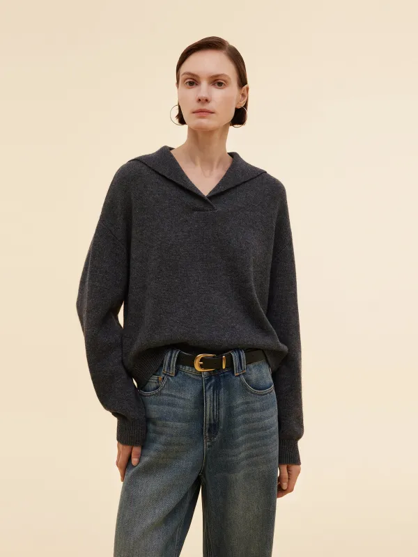 Cashmere Wool Blend Women Sweater sold by Goelia