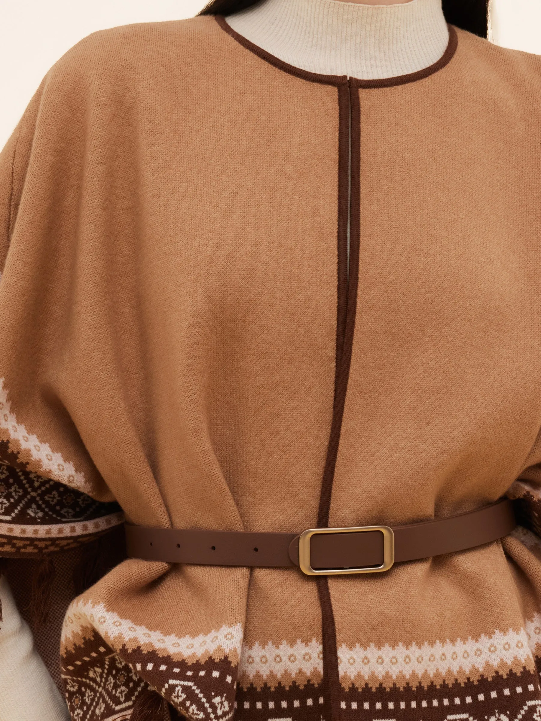 Loose Fringe Women Poncho Sweater sold by Goelia product image thumbnail 5