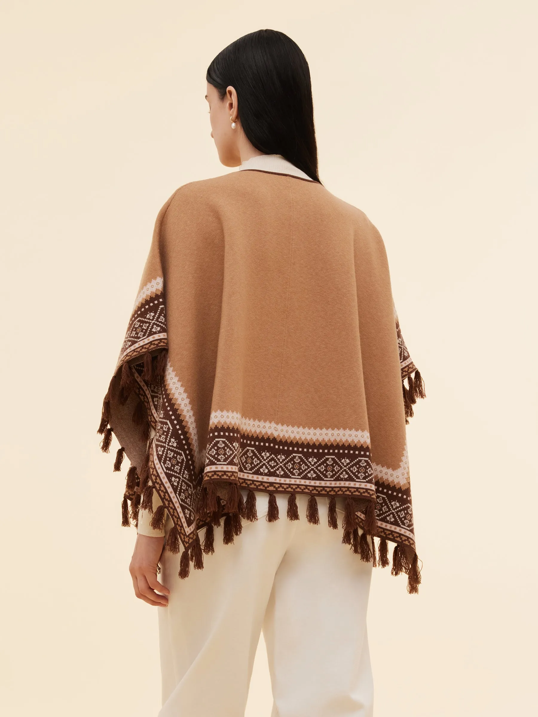 Loose Fringe Women Poncho Sweater sold by Goelia product image thumbnail 4