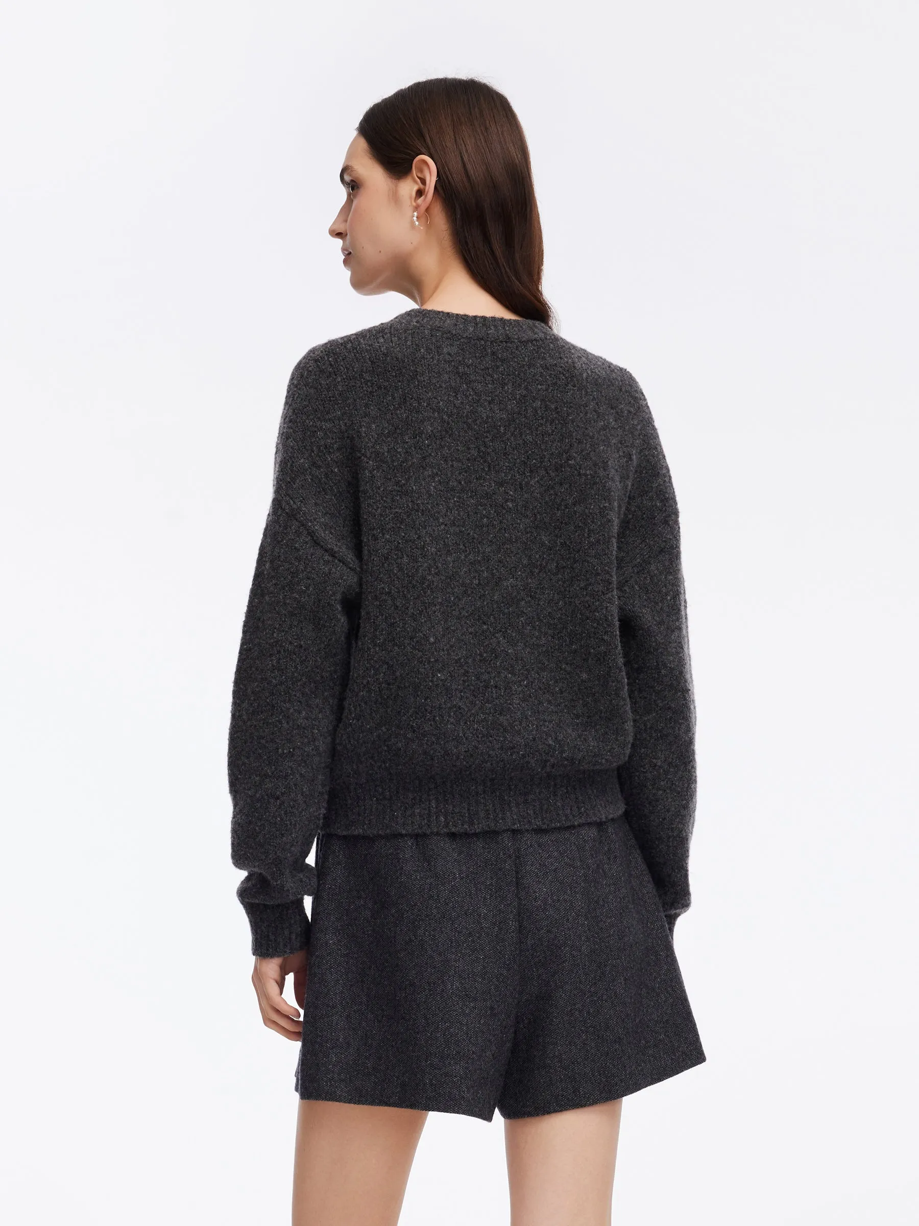 Wool Blend Sequins Women Sweater sold by Goelia product image thumbnail 4