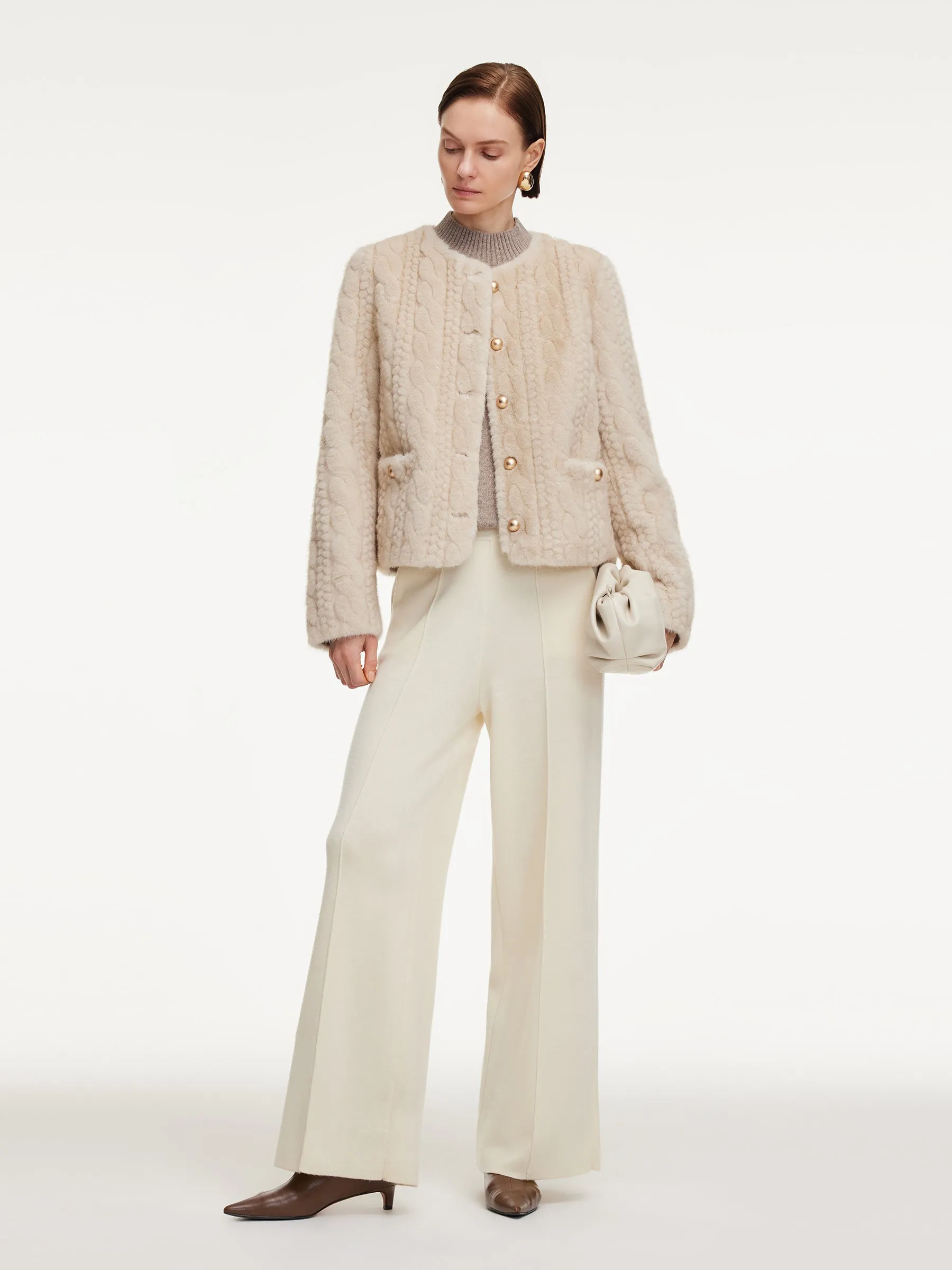 Eco-friendly Faux Fur Textured Women Coat sold by Goelia product image thumbnail 3