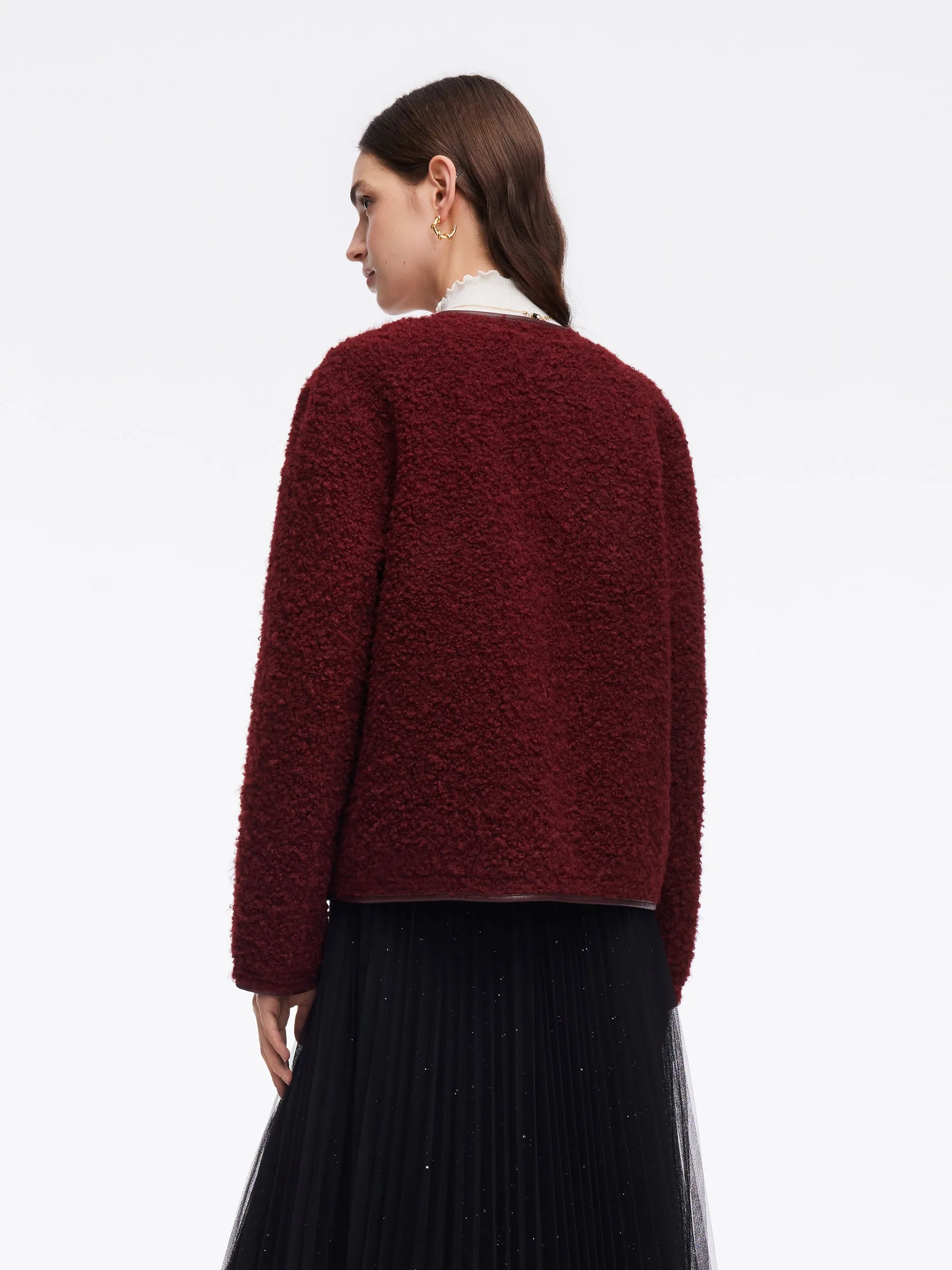 Eco-friendly Sherpa Women Jacket sold by Goelia product image thumbnail 4