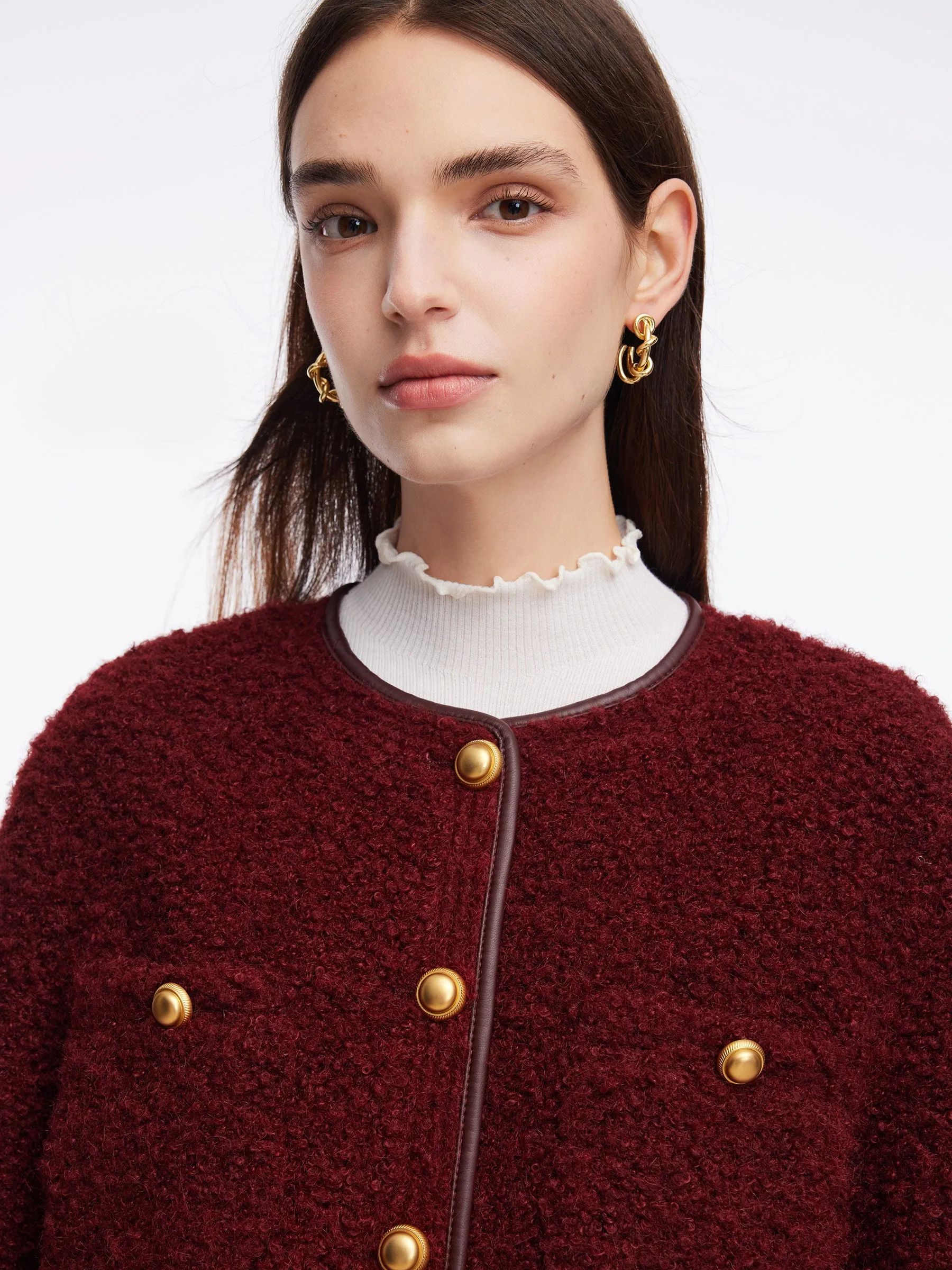 Eco-friendly Sherpa Women Jacket sold by Goelia product image thumbnail 5