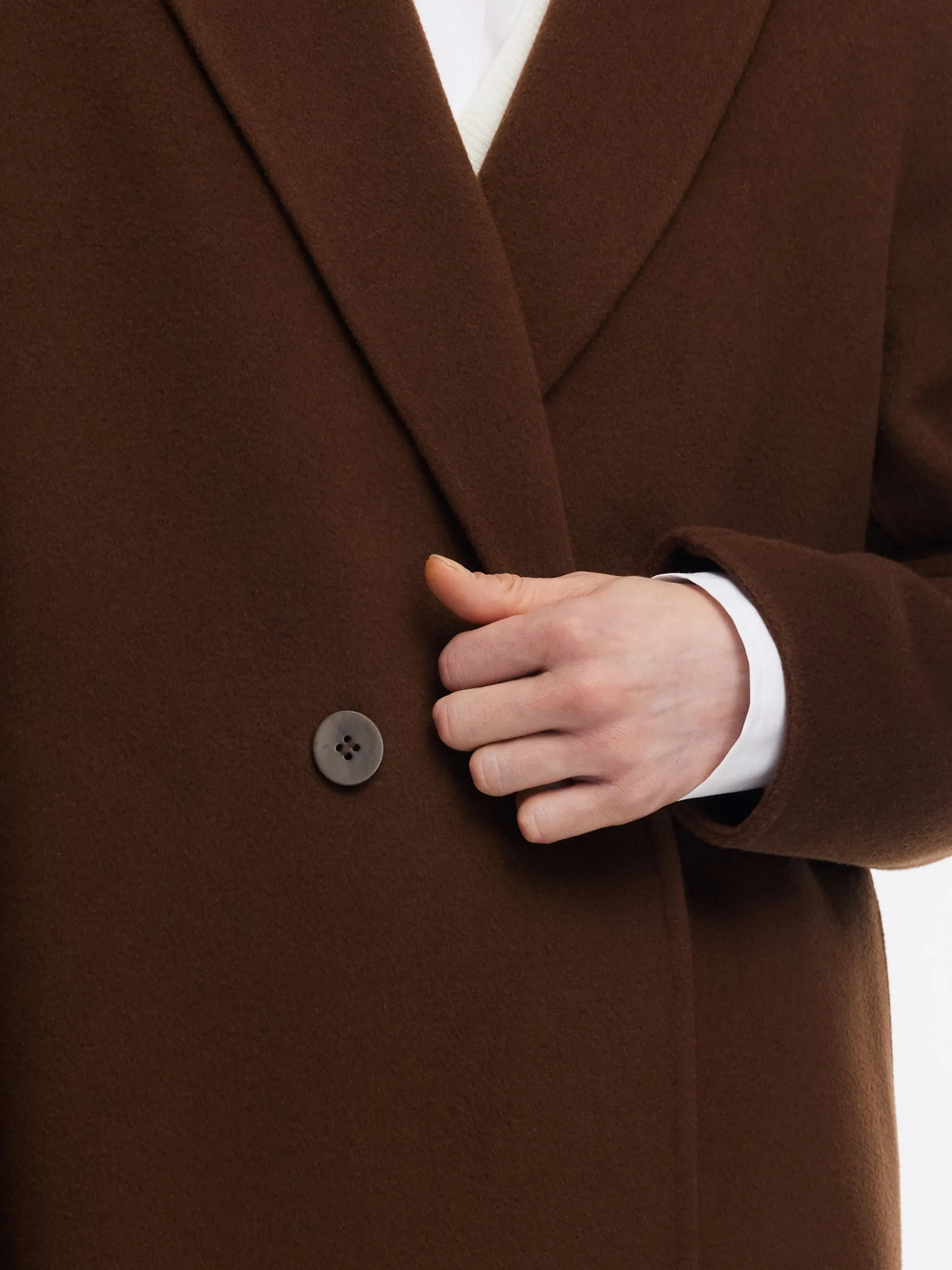 Pre-Order Cashmere Wool Blend Double-Faced Women Coat sold by Goelia product image thumbnail 5