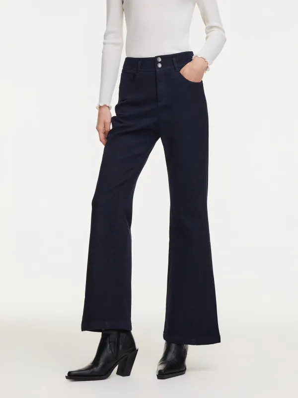 [Preview] Denim Micro-Flared Women Jeans sold by Goelia