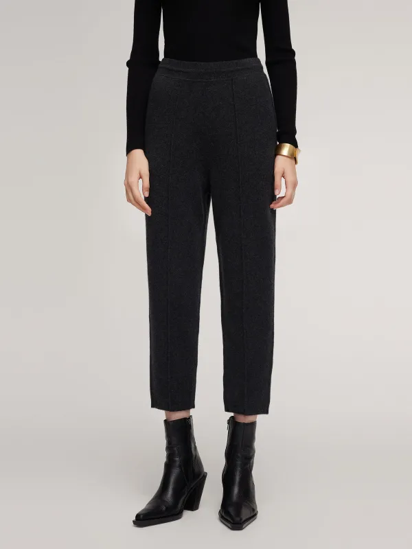 [Preview] 100% Cashmere Women Carrot Fit Pants sold by Goelia