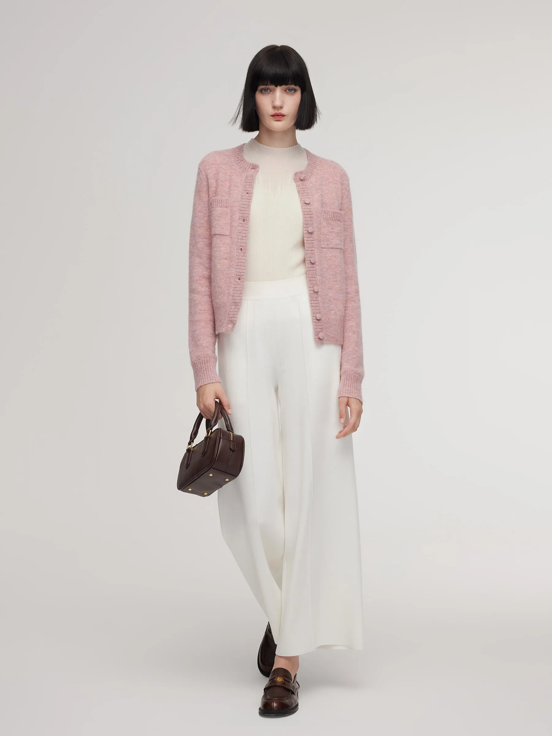 Tencel Wool Blend Straight Wide Leg Women Pants sold by Goelia product image thumbnail 4