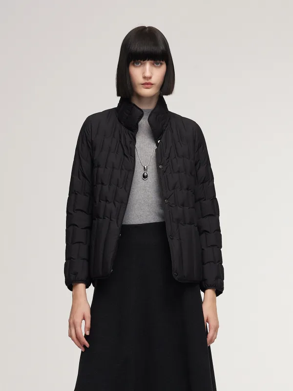 [Preview] Lightweight Goose Down Jacket With Packable Storage Bag sold by Goelia