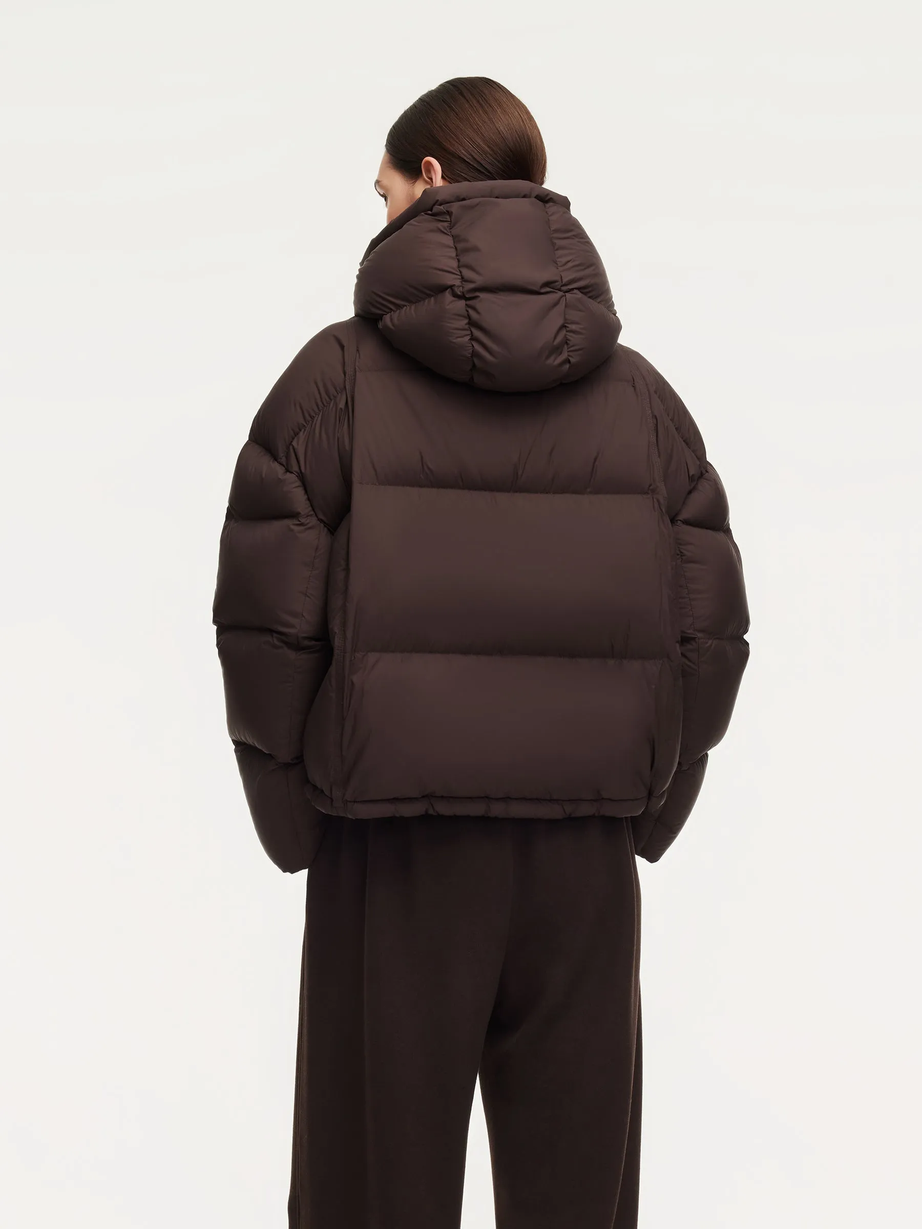 Lightweight Waterproof Hooded Goose Down Jacket sold by Goelia product image thumbnail 4