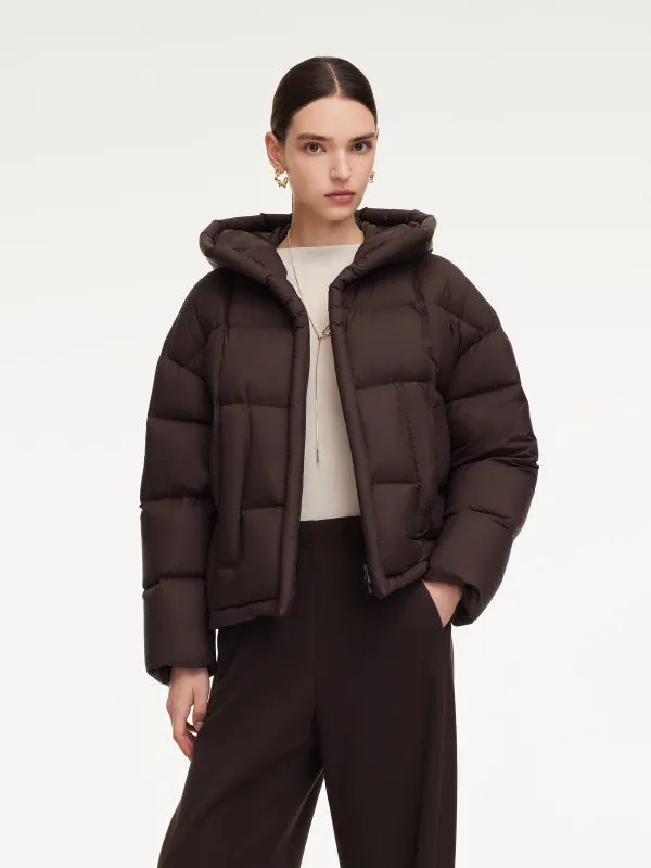 Lightweight Waterproof Hooded Goose Down Jacket sold by Goelia