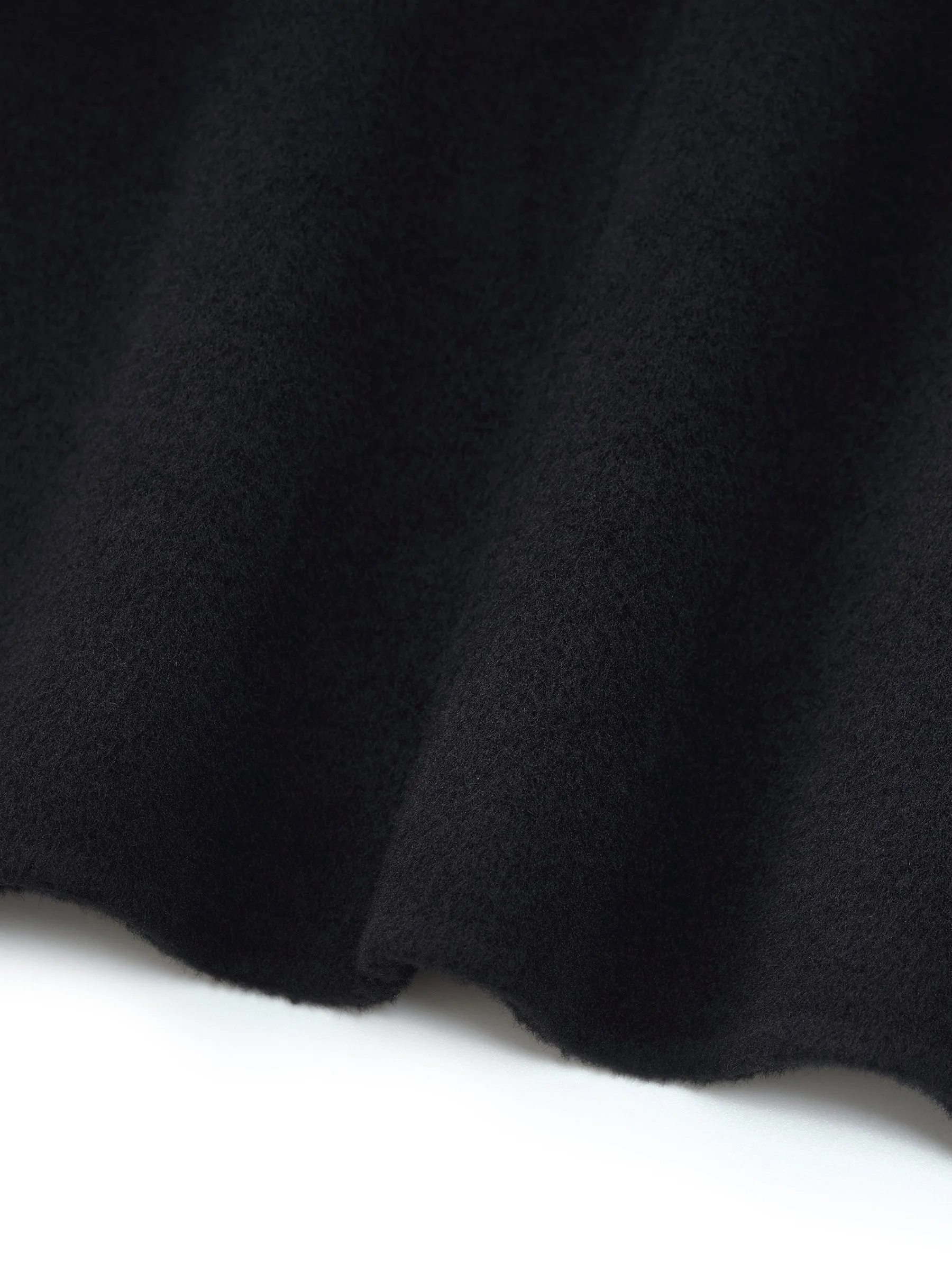 Cashmere Wool Blend Fringe Hem Women Wrap Overcoat sold by Goelia product image thumbnail 5