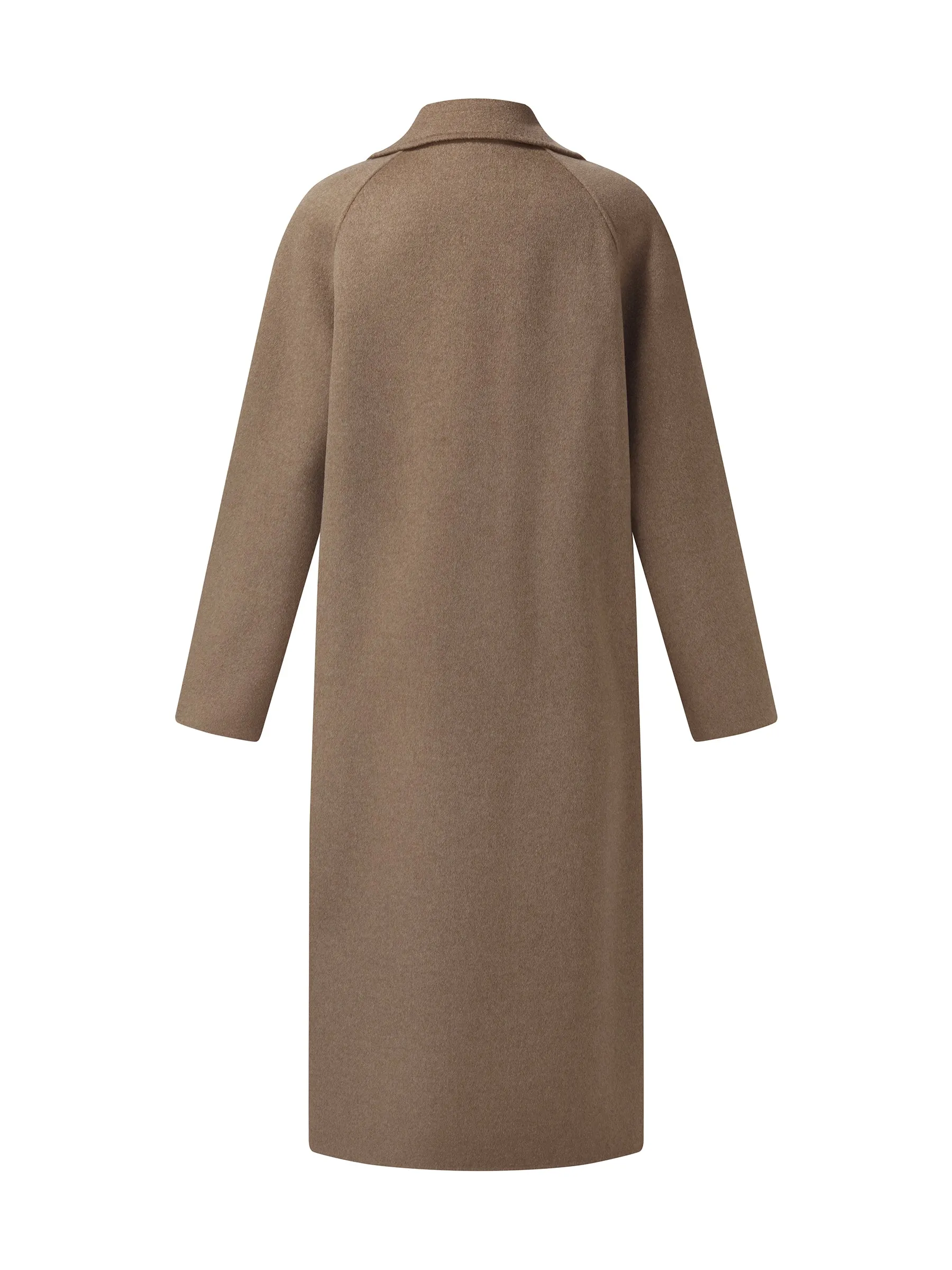 Cashmere Wool Blend H-Line Women Overcoat sold by Goelia product image thumbnail 2