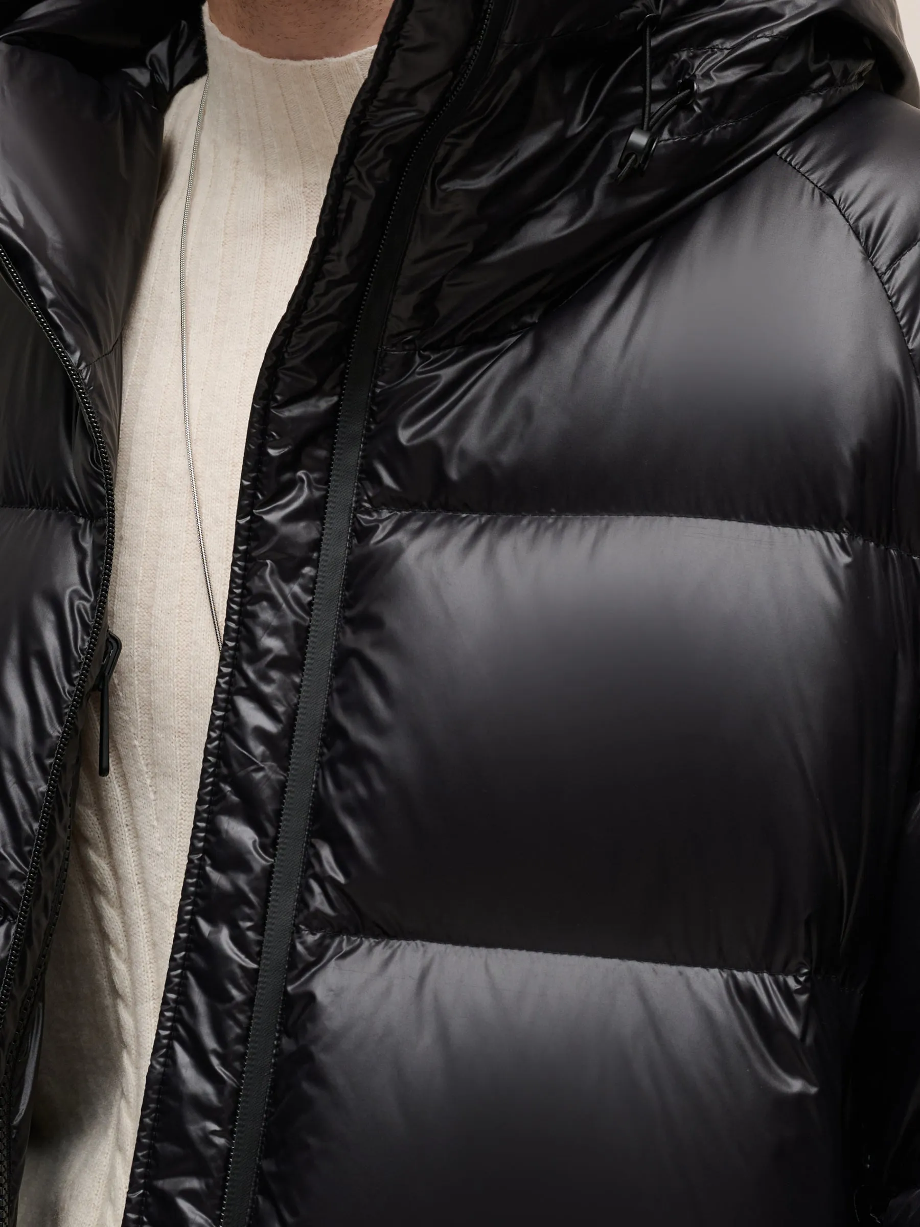 Waterproof And Windproof Unisex Hooded Goose Down Jacket sold by Goelia product image thumbnail 5