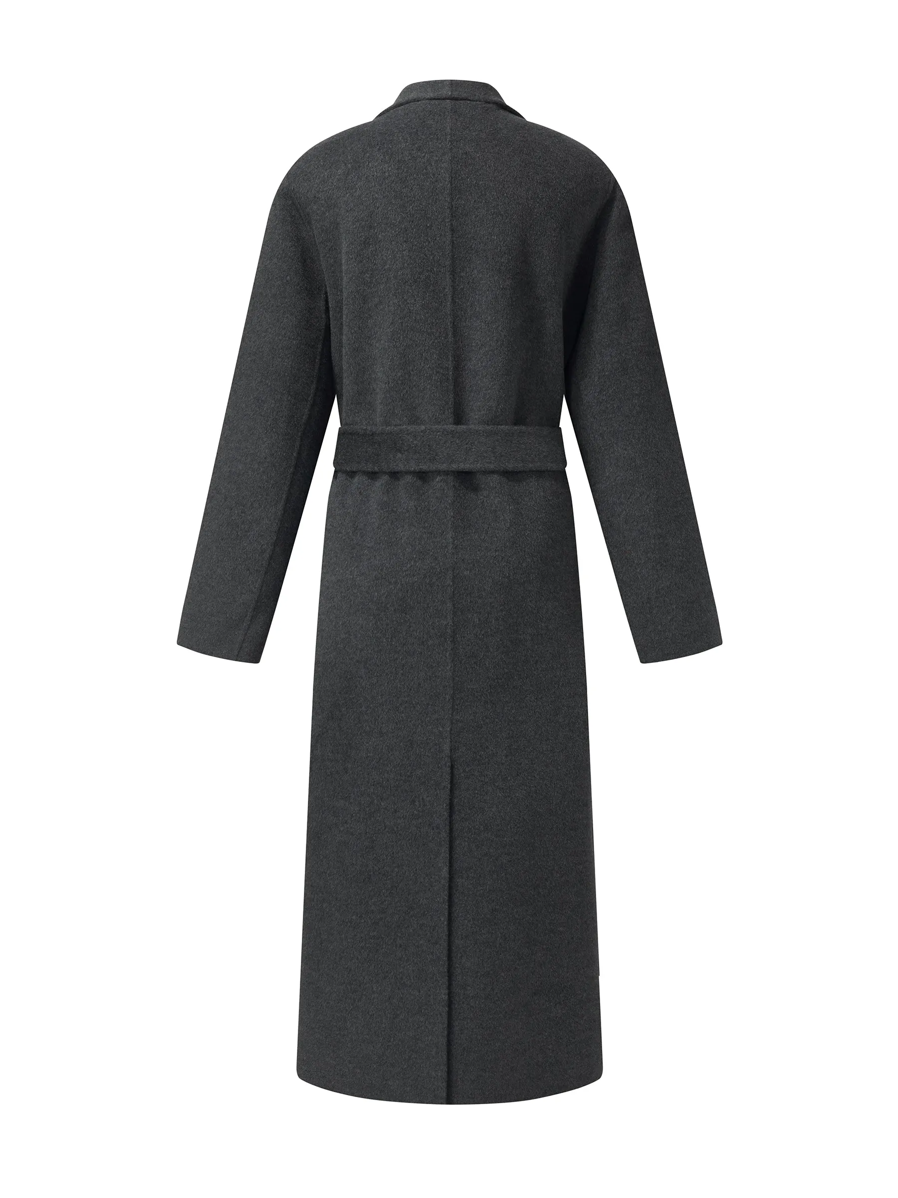 100% Wool Windproof Convertible Collar Women Wrap Overcoat sold by Goelia product image thumbnail 4