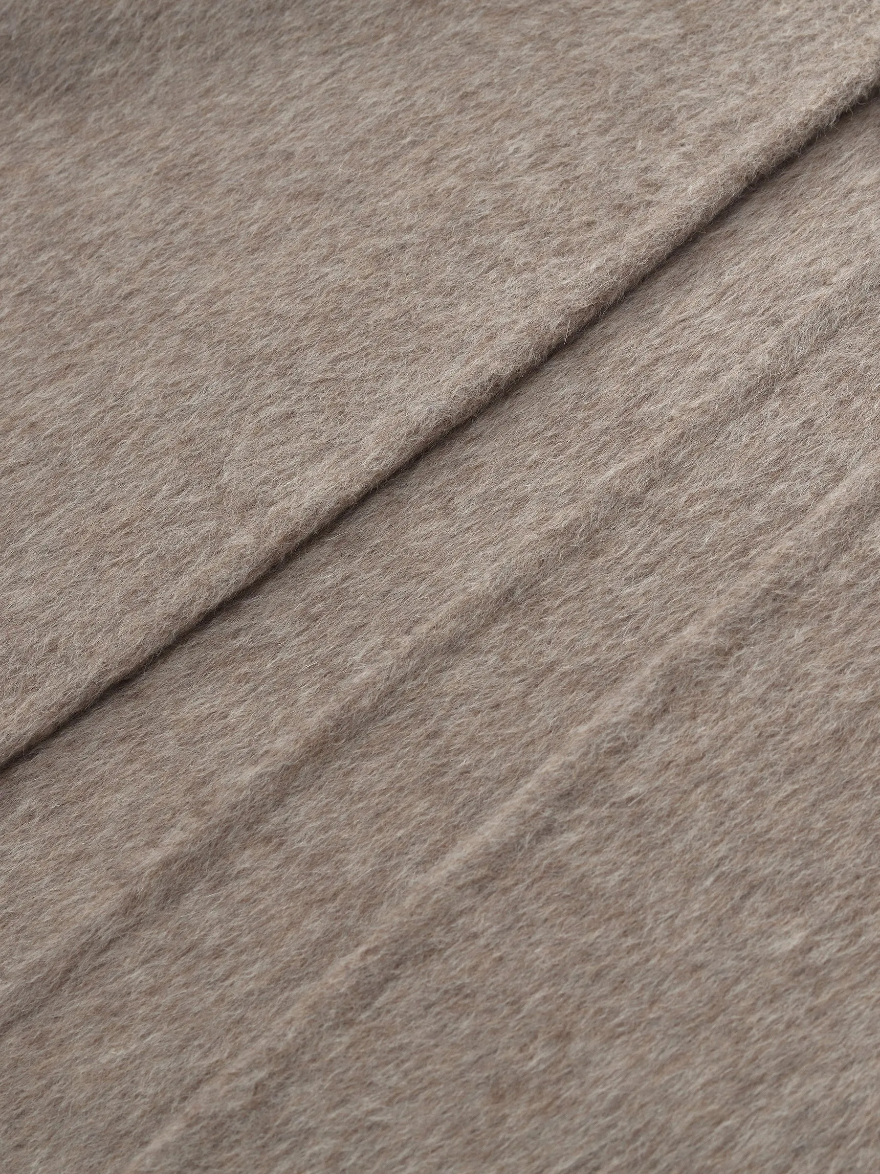 Alpaca Wool Blend Double-Faced Women Wrap Coat With Scarf sold by Goelia product image thumbnail 5