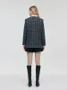 Wool Sequins Tweed Women Jacket sold by Goelia