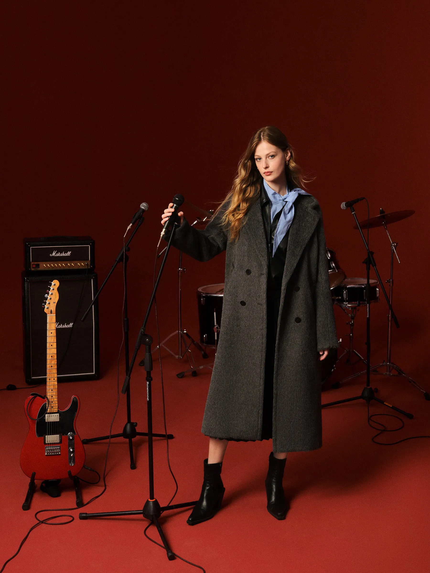 Brushed Alpaca Wool Blend Unisex Overcoat sold by Goelia product image thumbnail 3