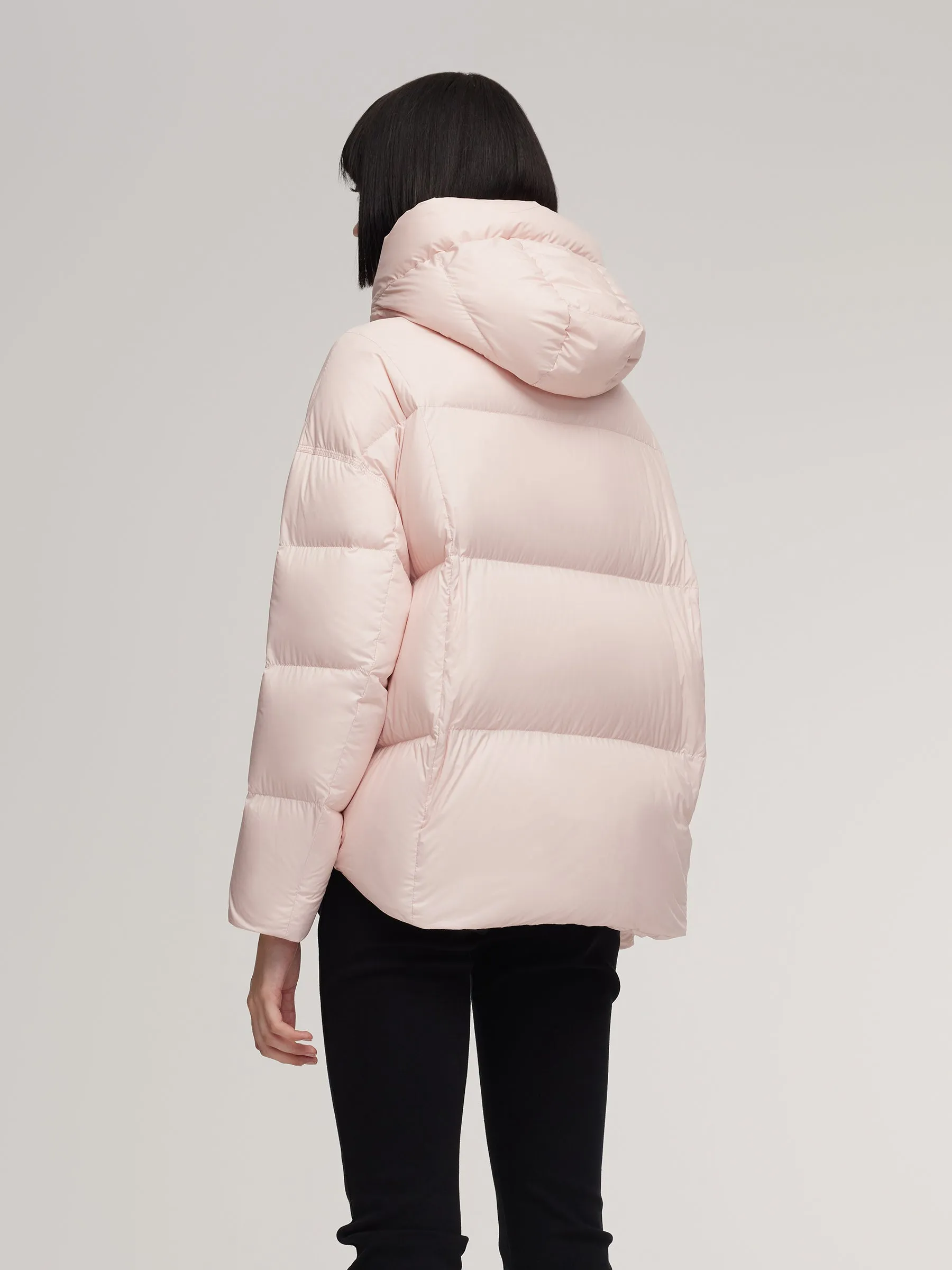 Cocoon Windproof Zip-Up Hooded Goose Down Jacket sold by Goelia product image thumbnail 5