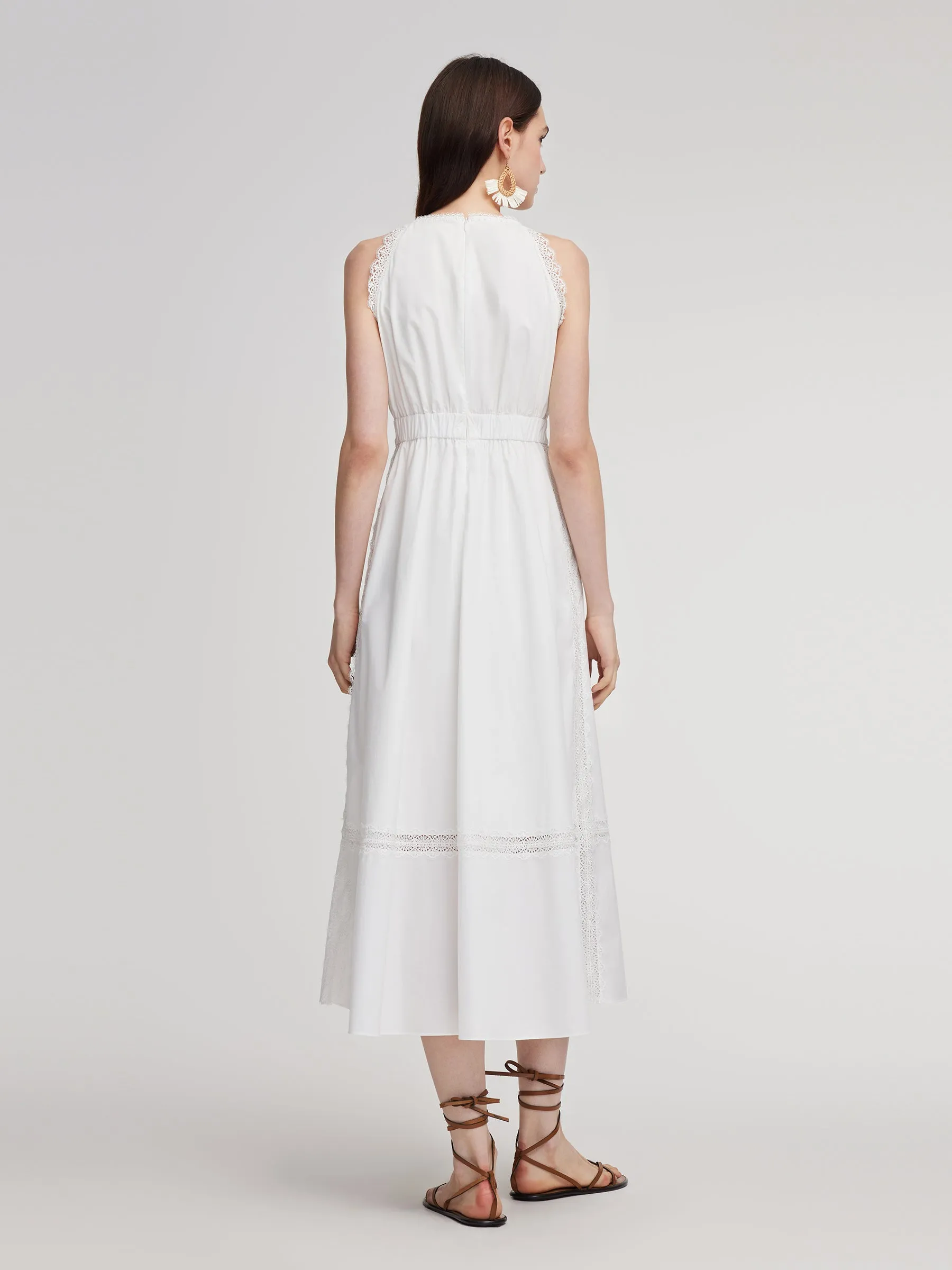 100% Cotton A-Line Women Maxi Vest Dress sold by Goelia product image thumbnail 3