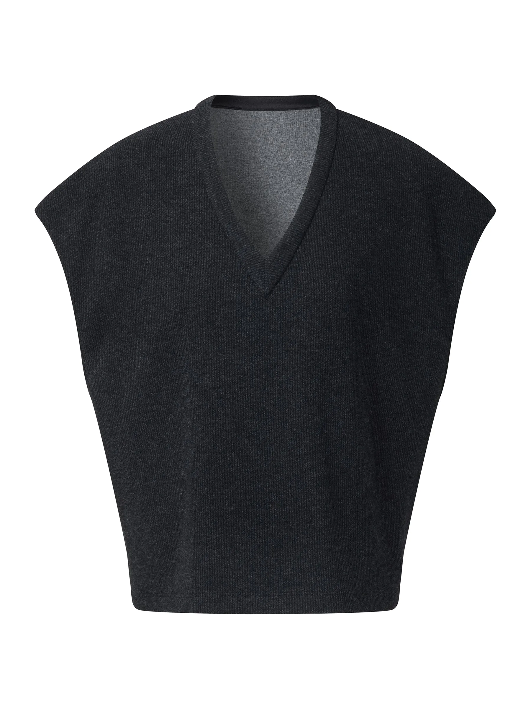 Shirt And Knit Sweater Vest And Skirt Three-Piece Set sold by Goelia product image thumbnail 3