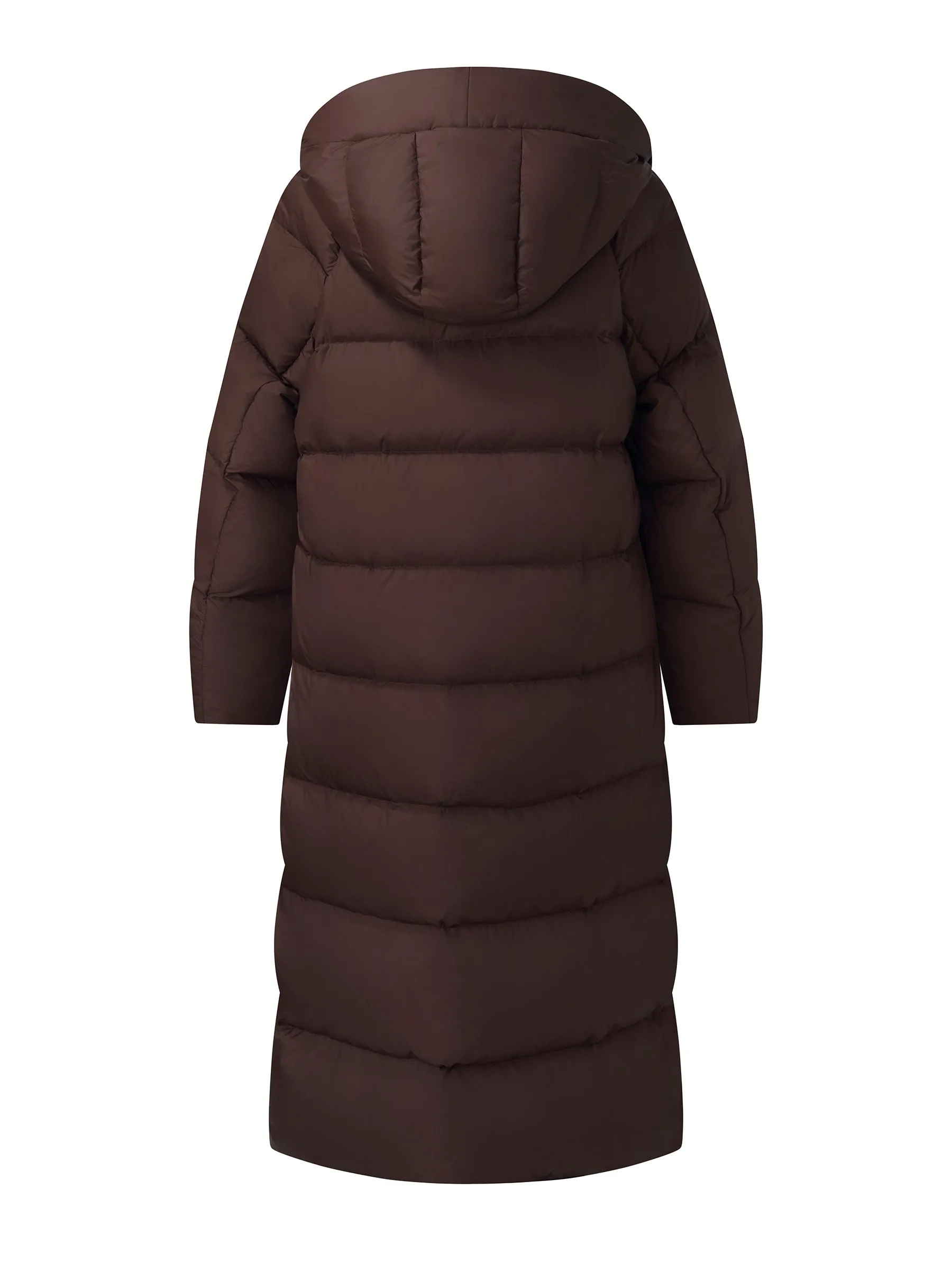 Cocoon Hooded Long Goose Down Puffer Coat sold by Goelia product image thumbnail 2