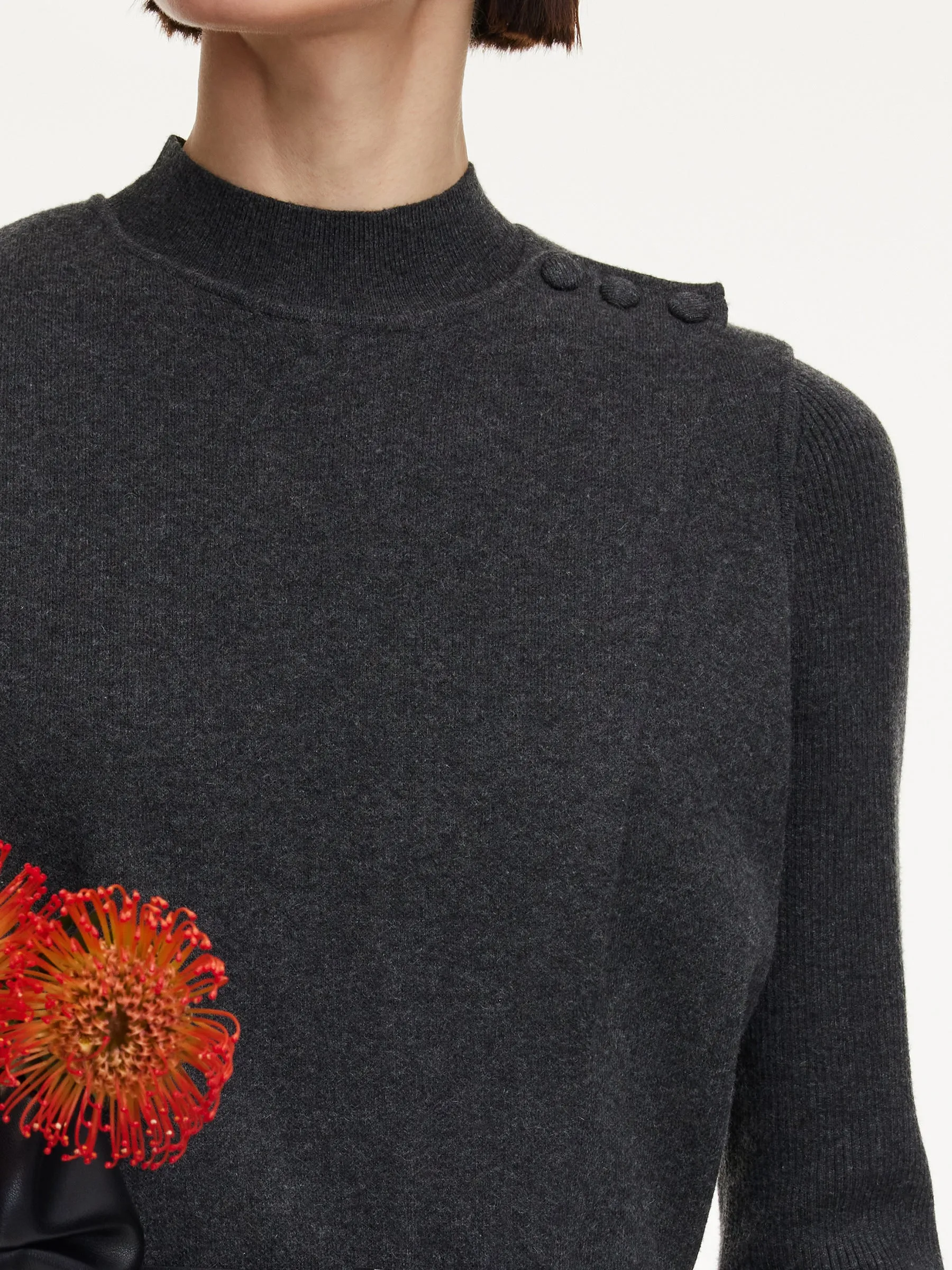 Asymmetrical Knit Vest And Dress Two-Piece Set With Belt sold by Goelia product image thumbnail 5