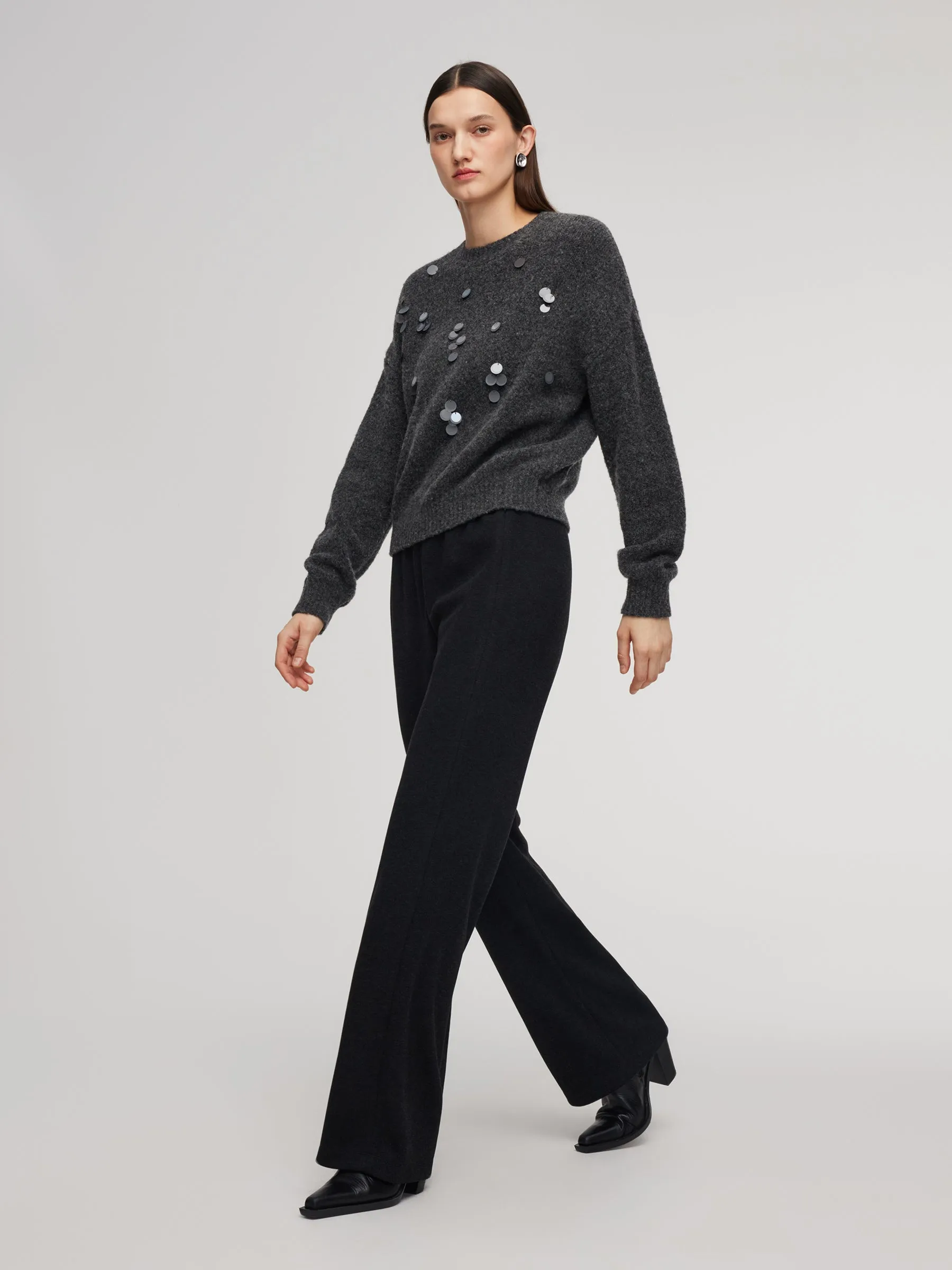 Stretch Loose Straight Leg Women Pants sold by Goelia product image thumbnail 5