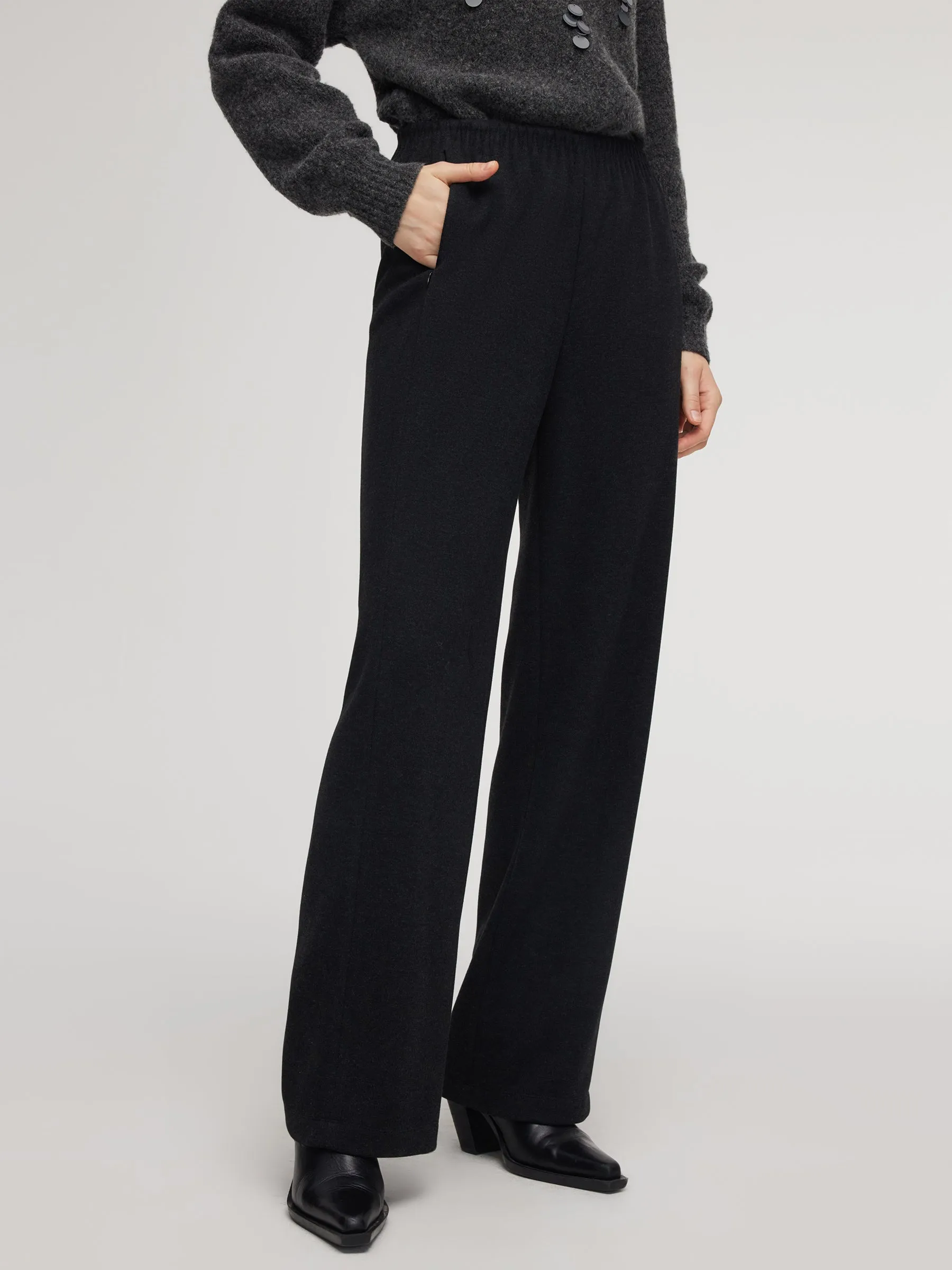 Stretch Loose Straight Leg Women Pants sold by Goelia product image thumbnail 2