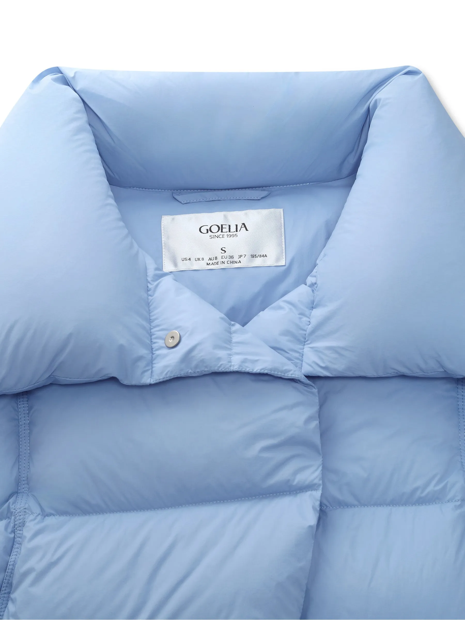 Windproof Lightweight Wide Lapel Goose Down Jacket sold by Goelia product image thumbnail 3