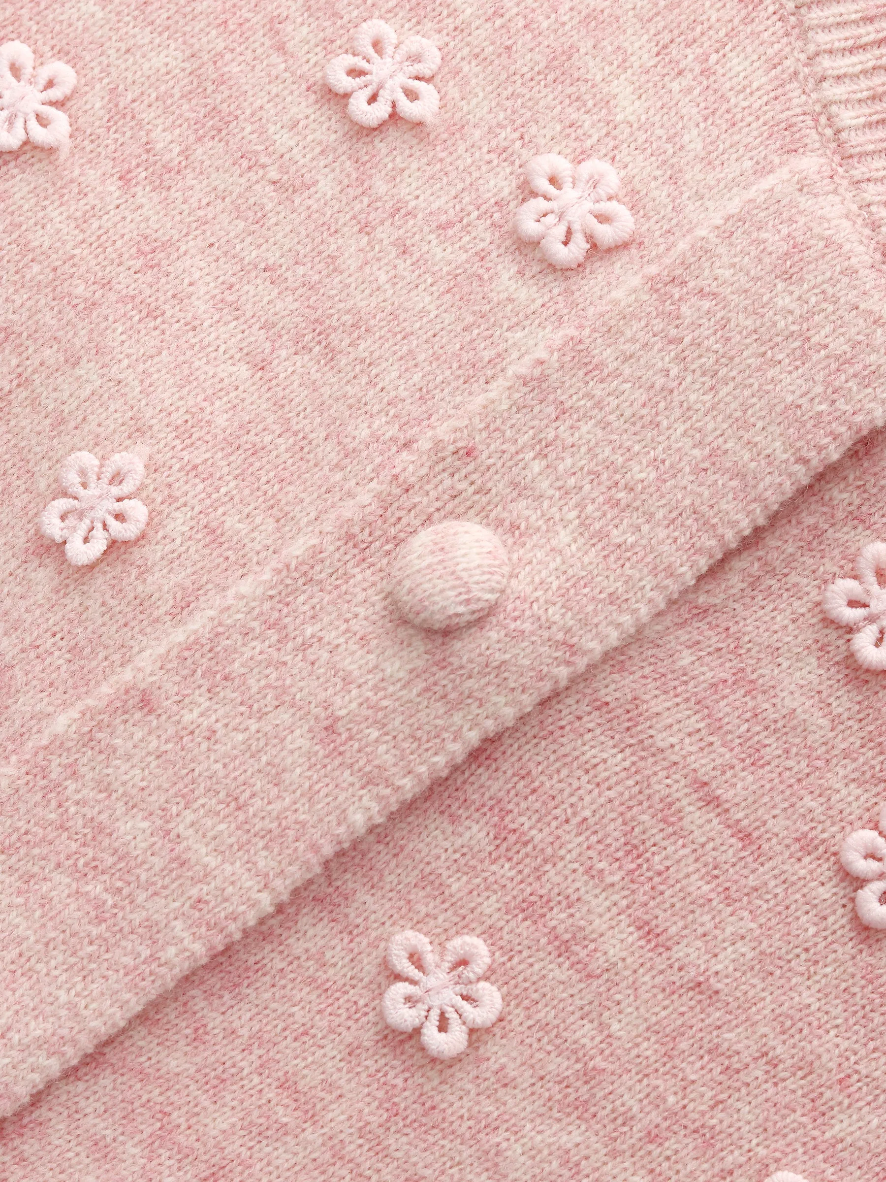 100% Wool Floral Women Cardigan sold by Goelia product image thumbnail 4