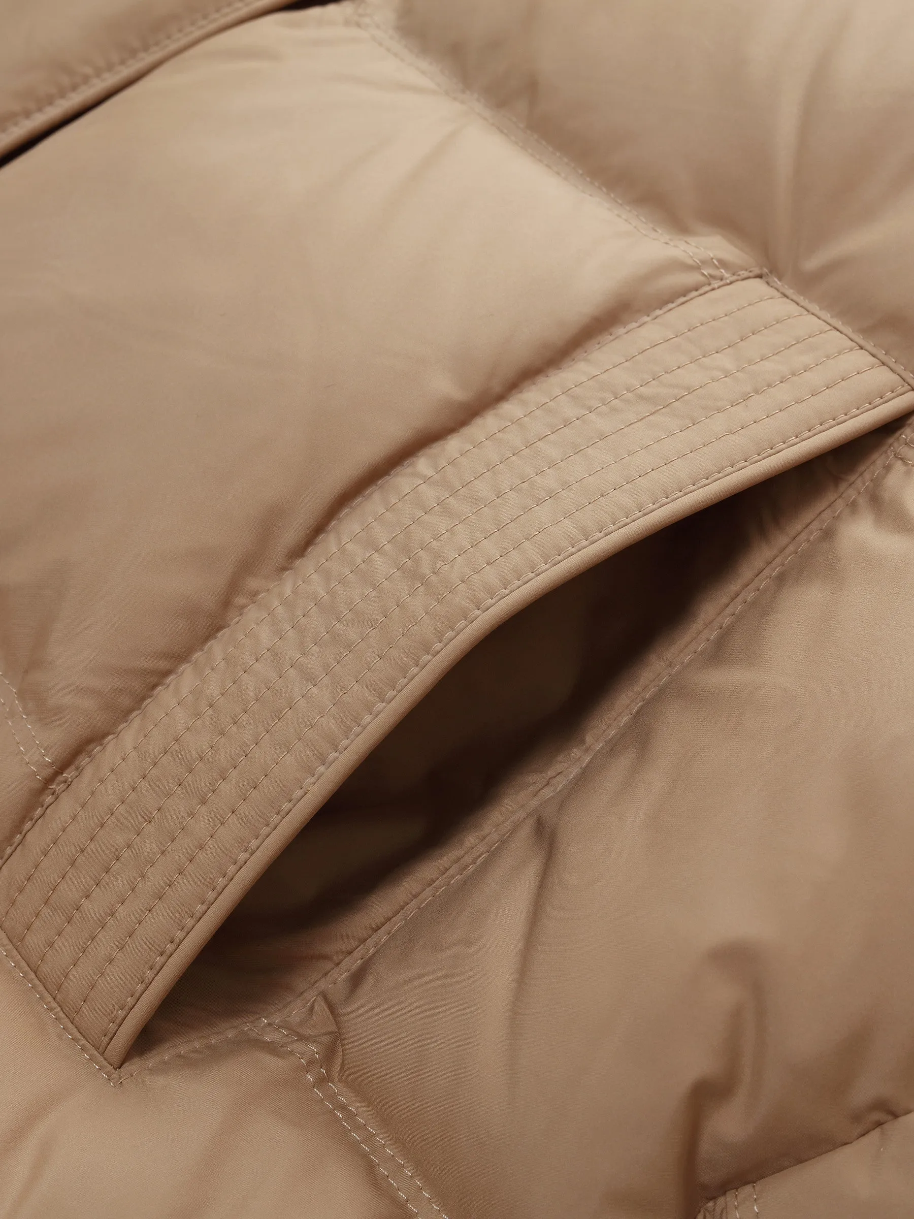 Windproof Goose Down Jacket With Detachable Knit Collar sold by Goelia product image thumbnail 4