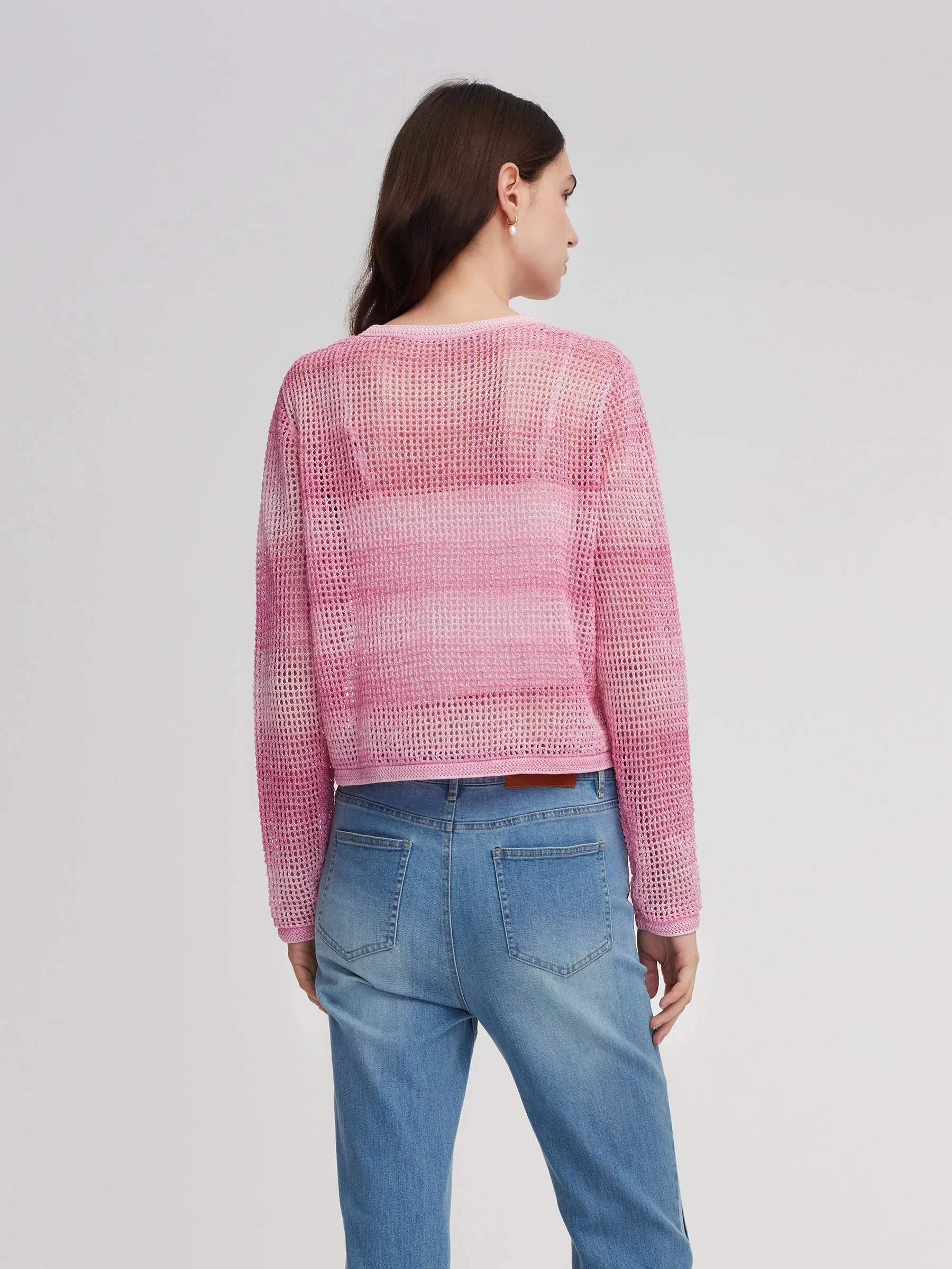 Gradient Openwork Women Cardigan sold by Goelia product image thumbnail 4