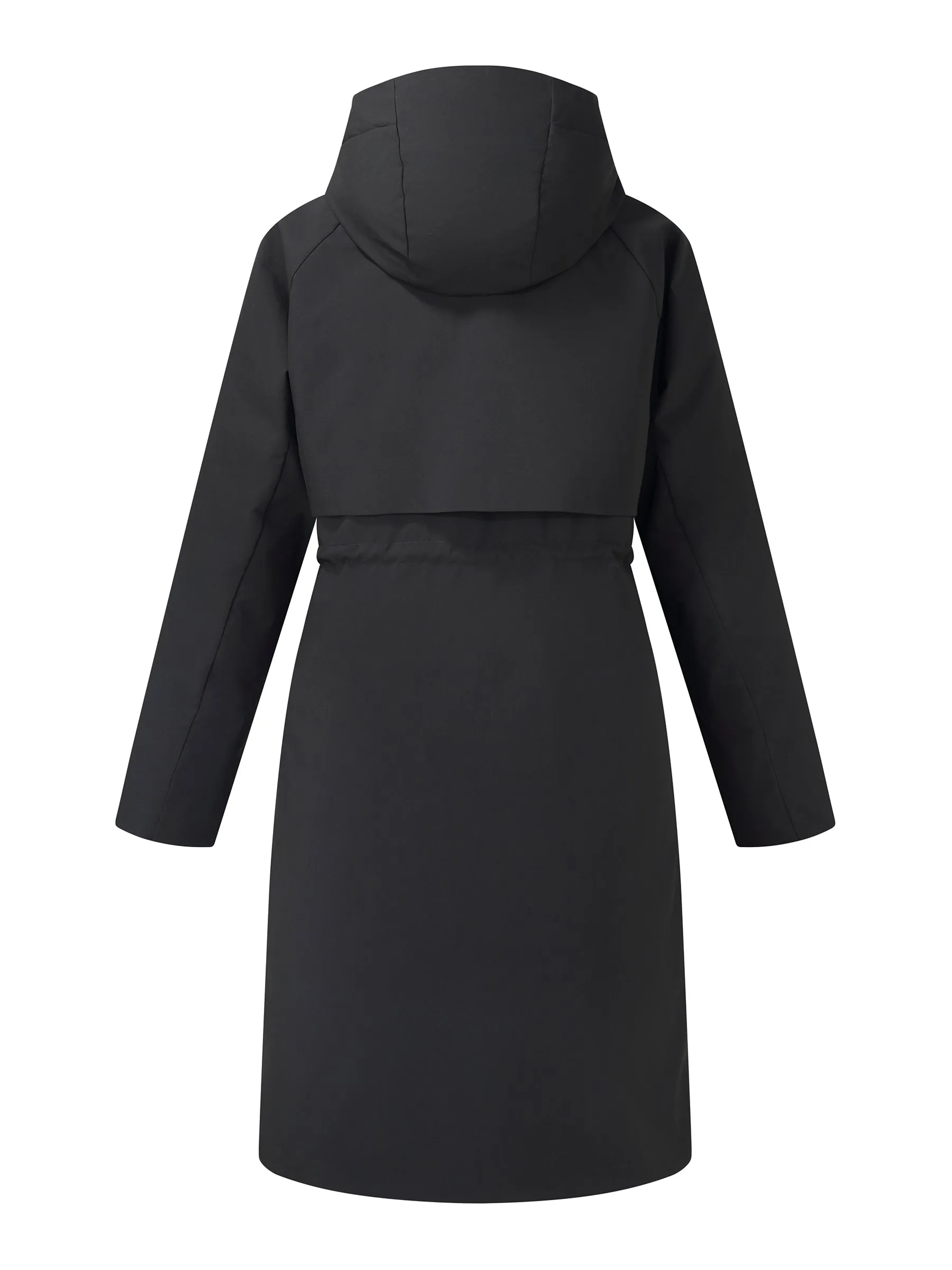 Hooded Unisex Goose Down Trench Coat sold by Goelia product image thumbnail 2