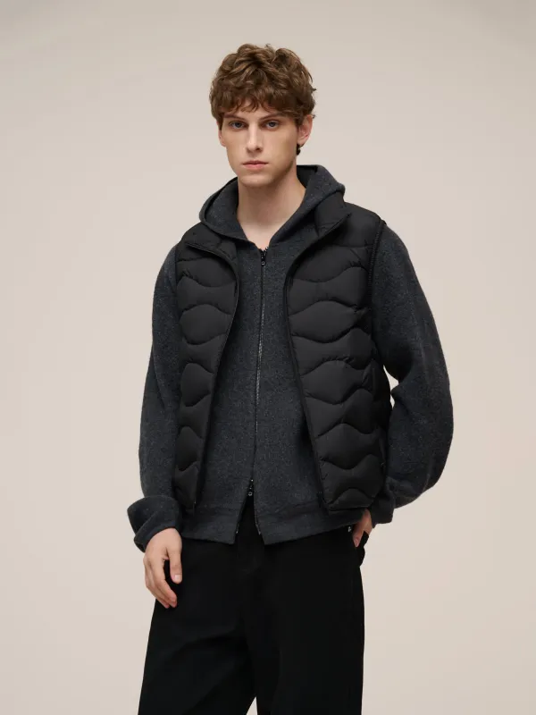 Lightweight Packable Men Goose Down Vest sold by Goelia