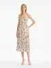 Floral Print Women Midi Spaghetti Strap Dress sold by Goelia