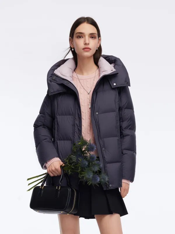 [Preview] Goose Down Jacket With Detachable Hood sold by Goelia