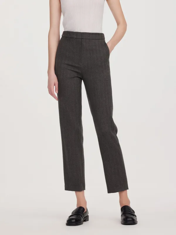 [Preview] 100% Washable Wool Women Tapered Pants sold by Goelia