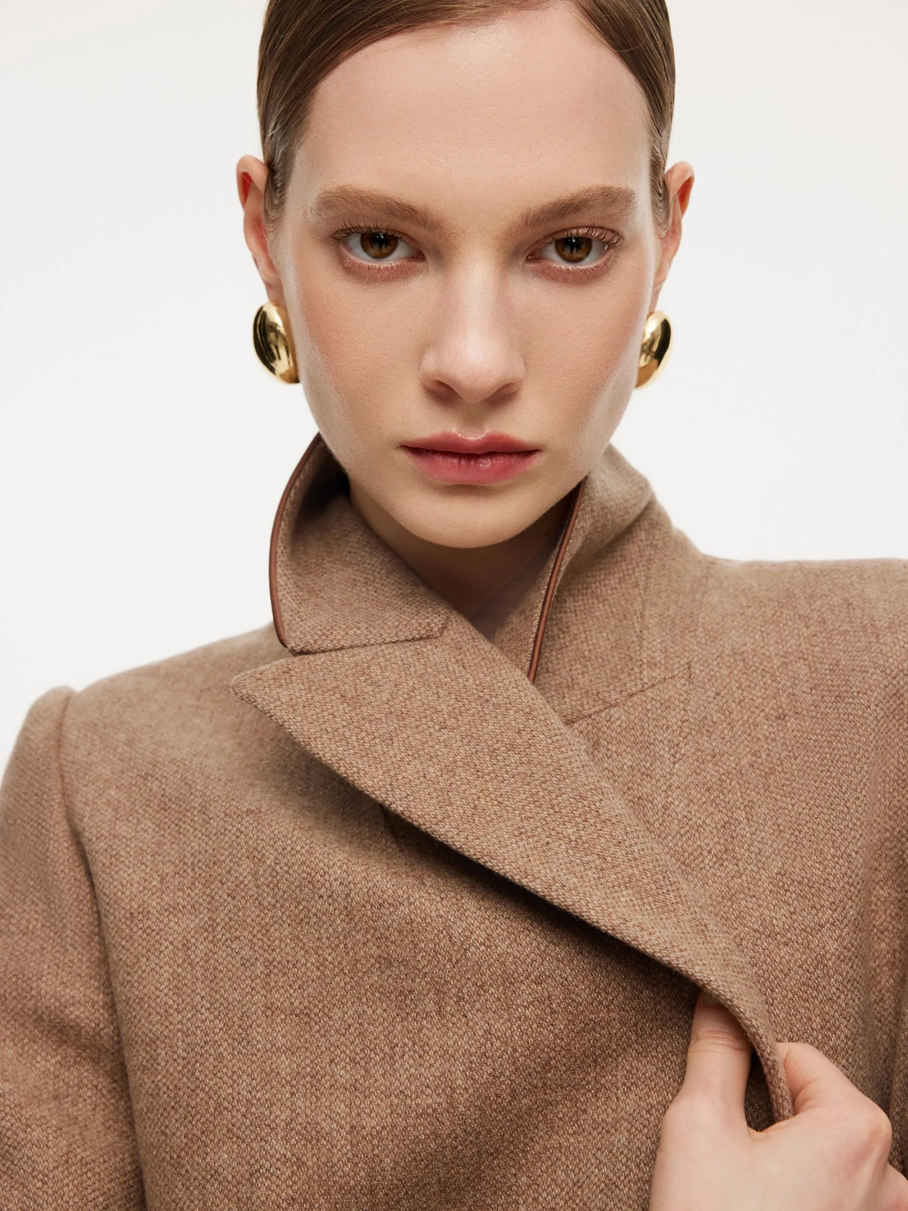 Washable Wool Cashmere Blend Women Overcoat sold by Goelia product image thumbnail 5