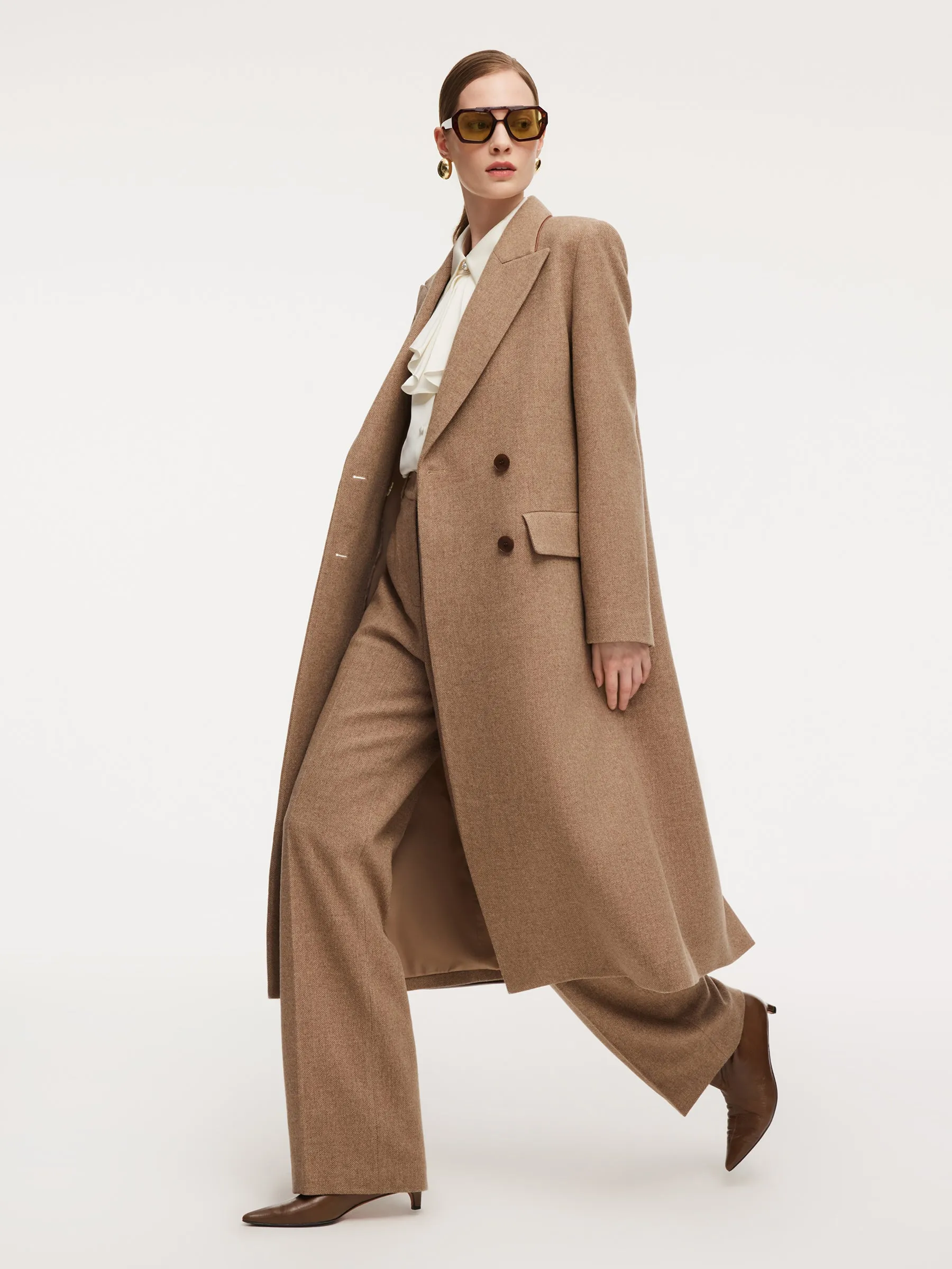 Washable Wool Cashmere Blend Women Overcoat sold by Goelia product image thumbnail 3