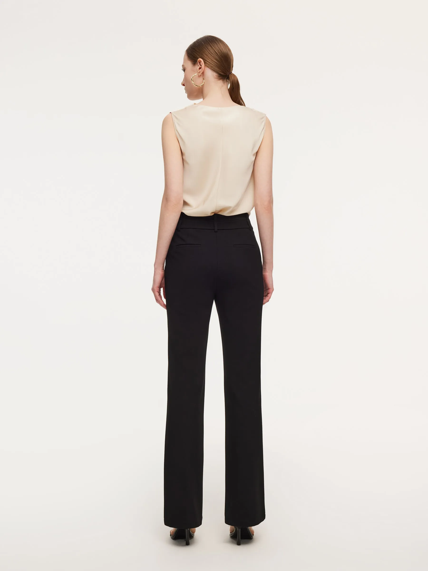 Stretch Slim Fit Women Flared Pants sold by Goelia product image thumbnail 4