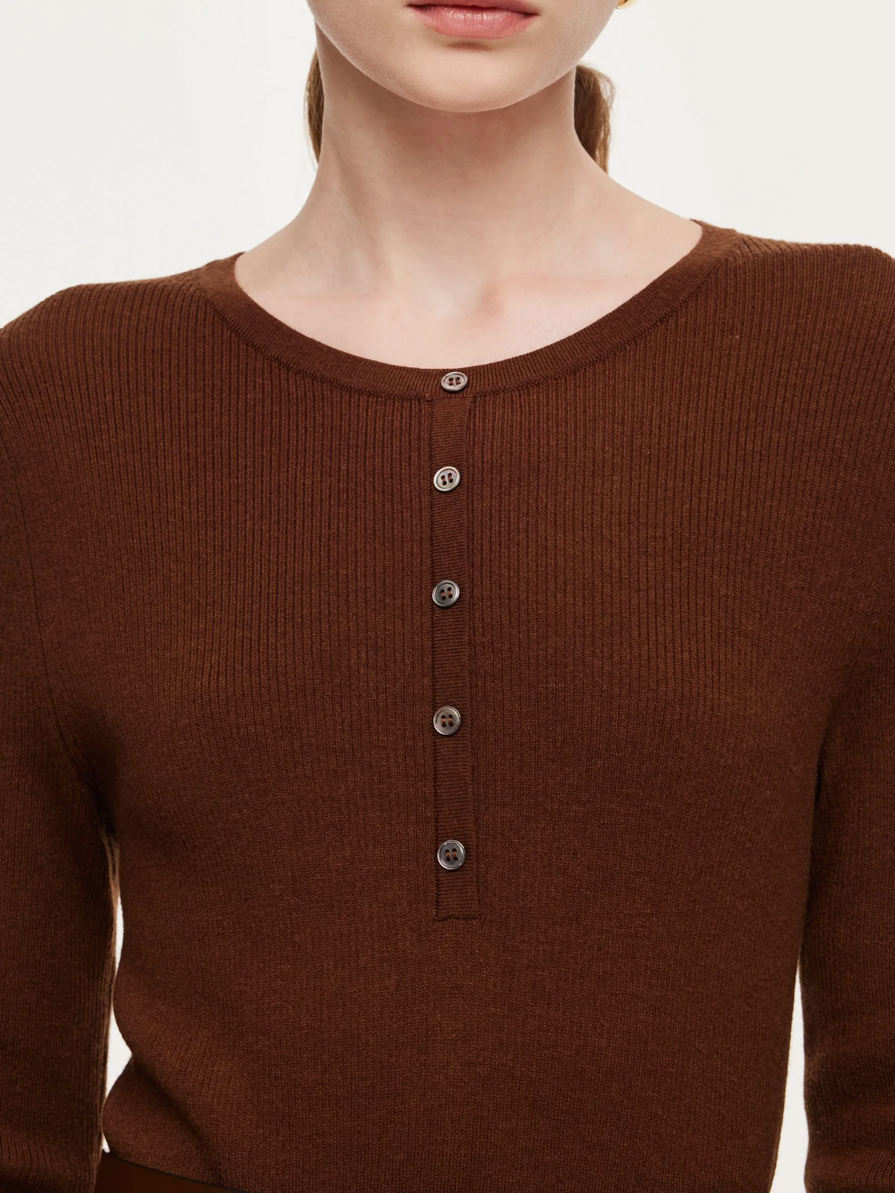 Tencel Wool Blend Women Midi Dress With Leather Belt sold by Goelia product image thumbnail 5