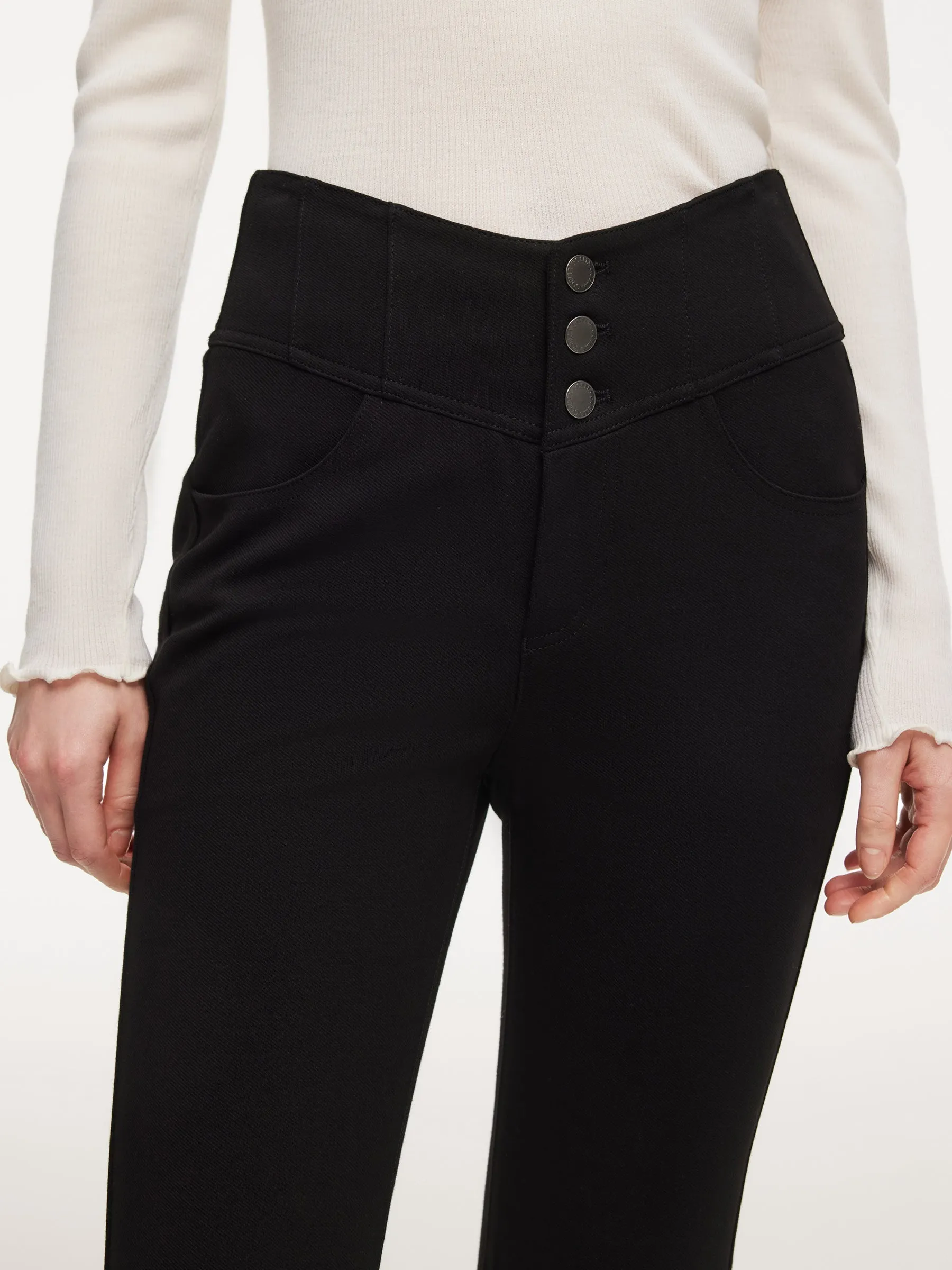 High-Waisted Women Micro-Flared Jeans sold by Goelia product image thumbnail 5