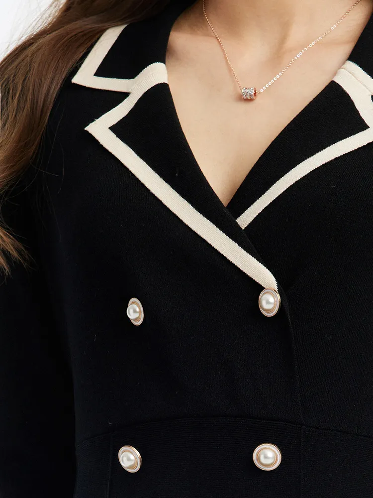 Tencel Blend Women Knit Mini Dress sold by Goelia product image thumbnail 3