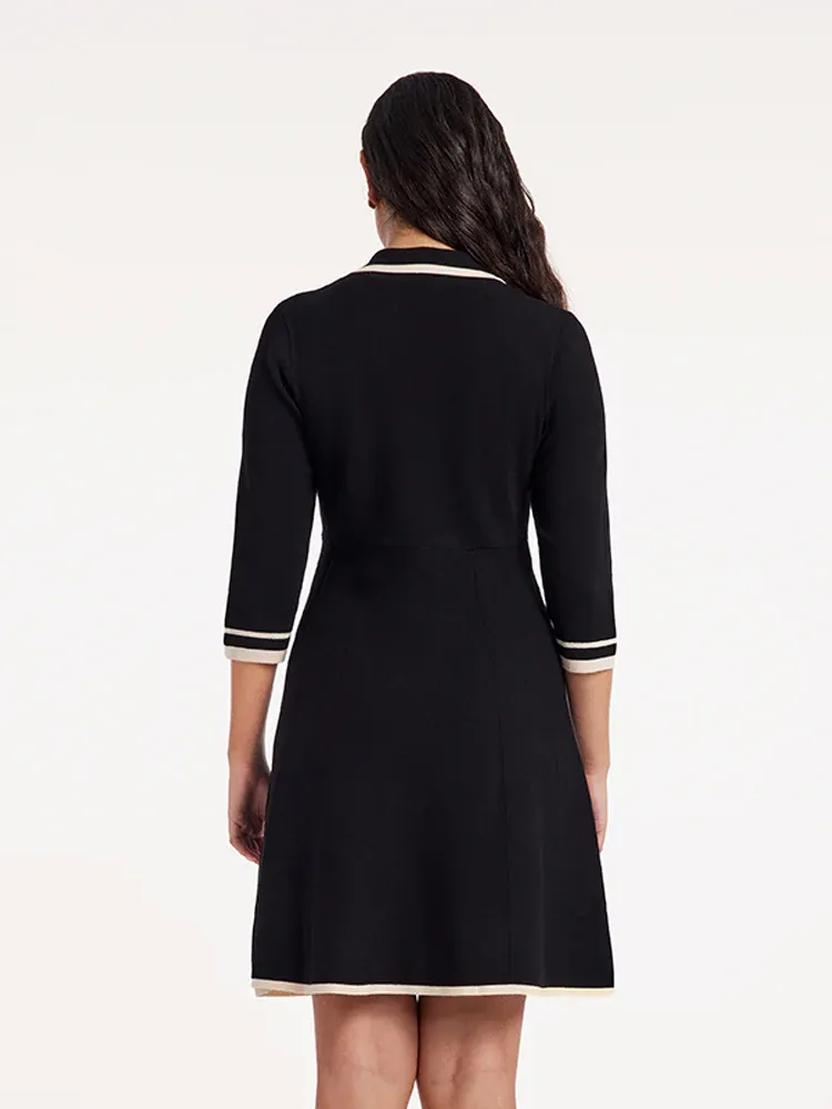 Tencel Blend Women Knit Mini Dress sold by Goelia product image thumbnail 5