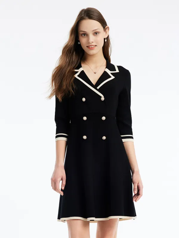 Tencel Blend Women Knit Mini Dress sold by Goelia