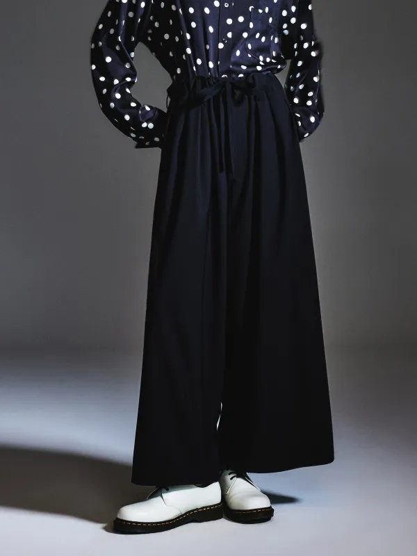 Machine Washable Wool Blend Loose Fit Unisex Barrel Leg Pants sold by Goelia