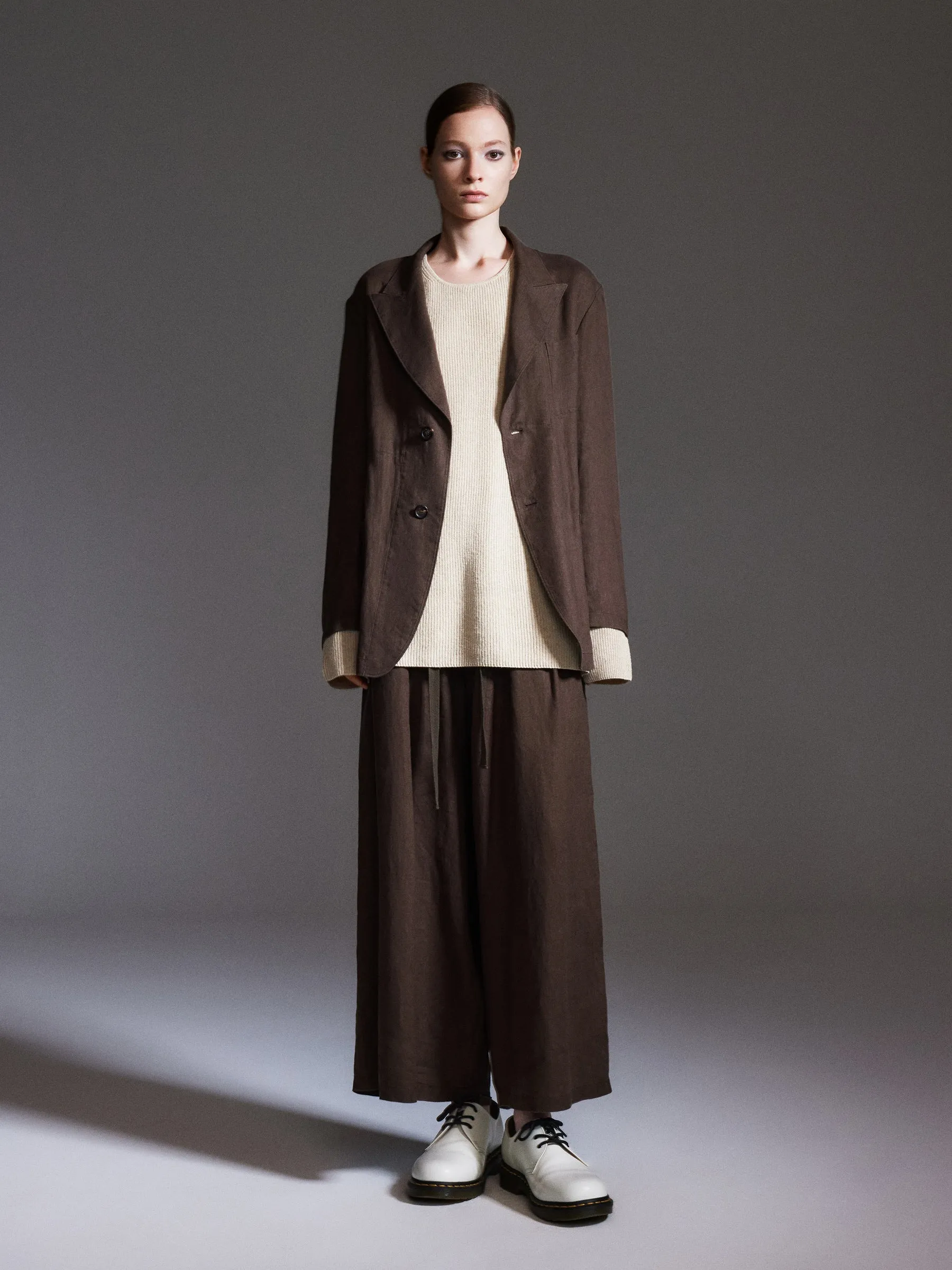 100% Linen Loose Fit X-Line Unisex Blazer sold by Goelia product image thumbnail 5